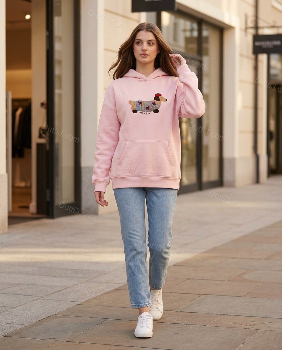 Pink Refined Embroidered Top by Dutti3