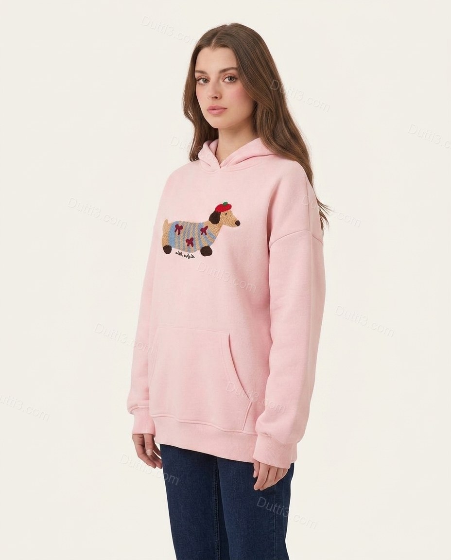 Pink Refined Embroidered Top by Dutti3