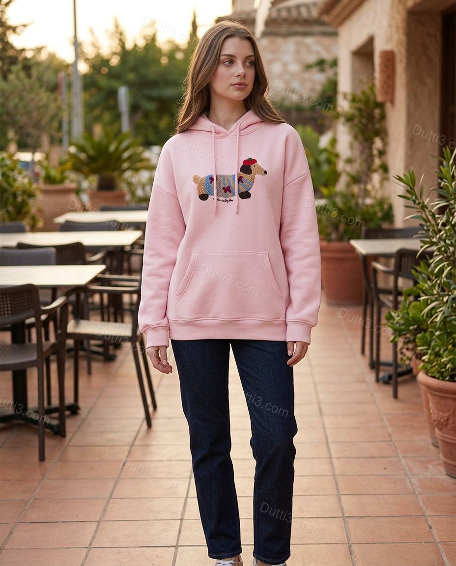 Pink Refined Embroidered Top by Dutti3