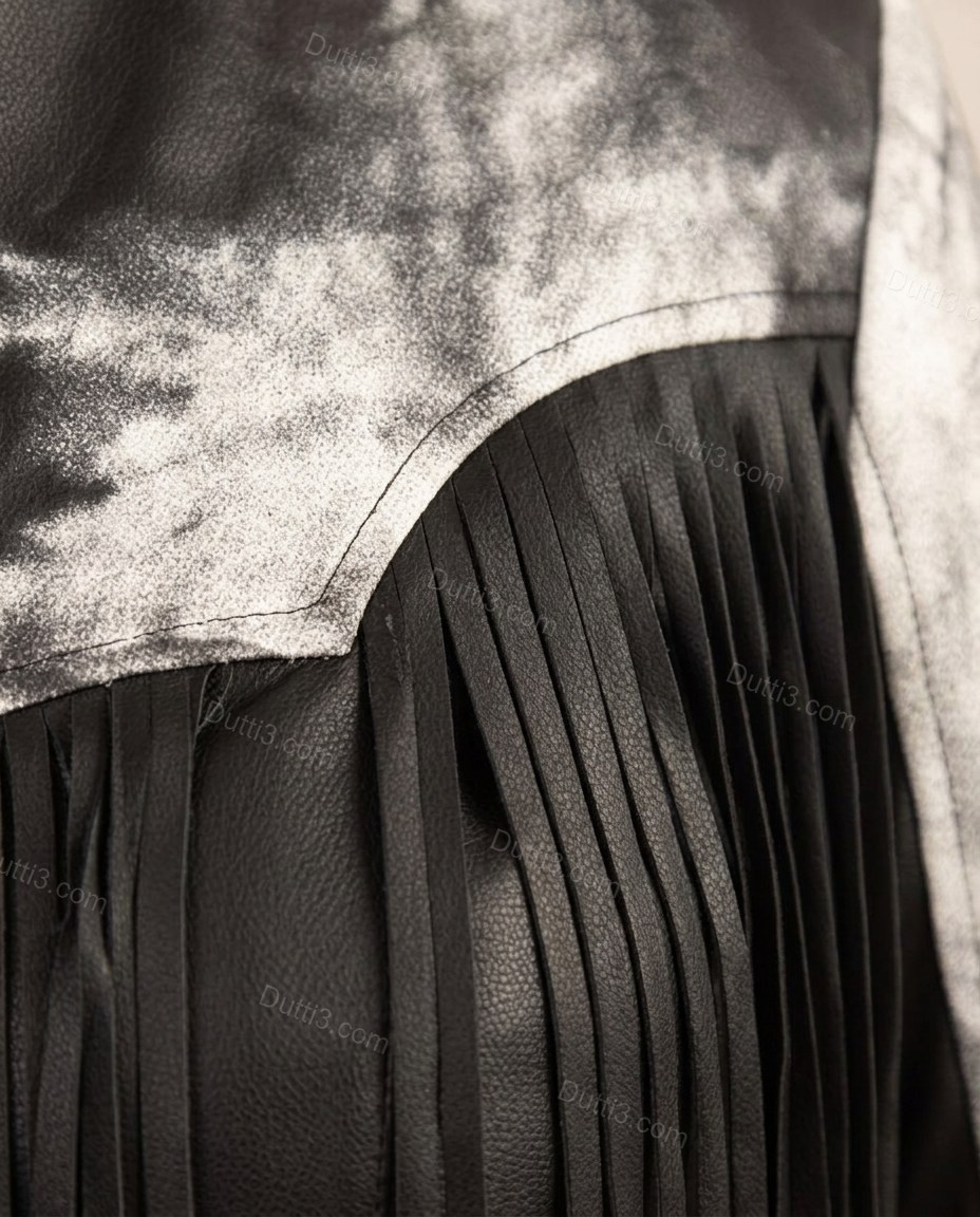 Black Refined Printed Jacket by Dutti3