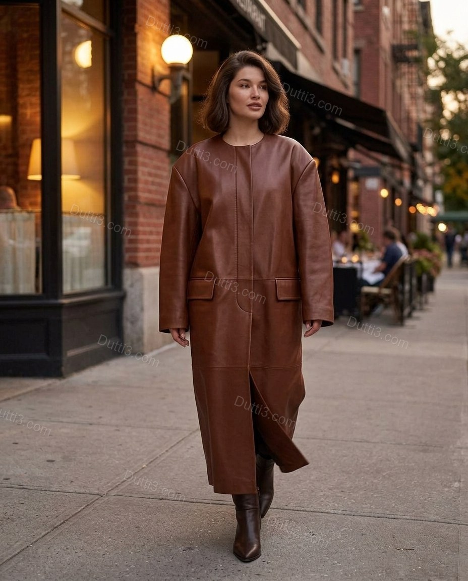 Brown Refined Coat by Dutti3