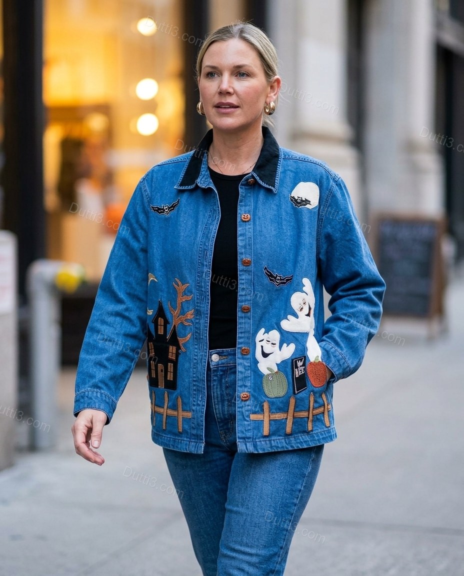 Blue Elevated Denim Jacket by Dutti3