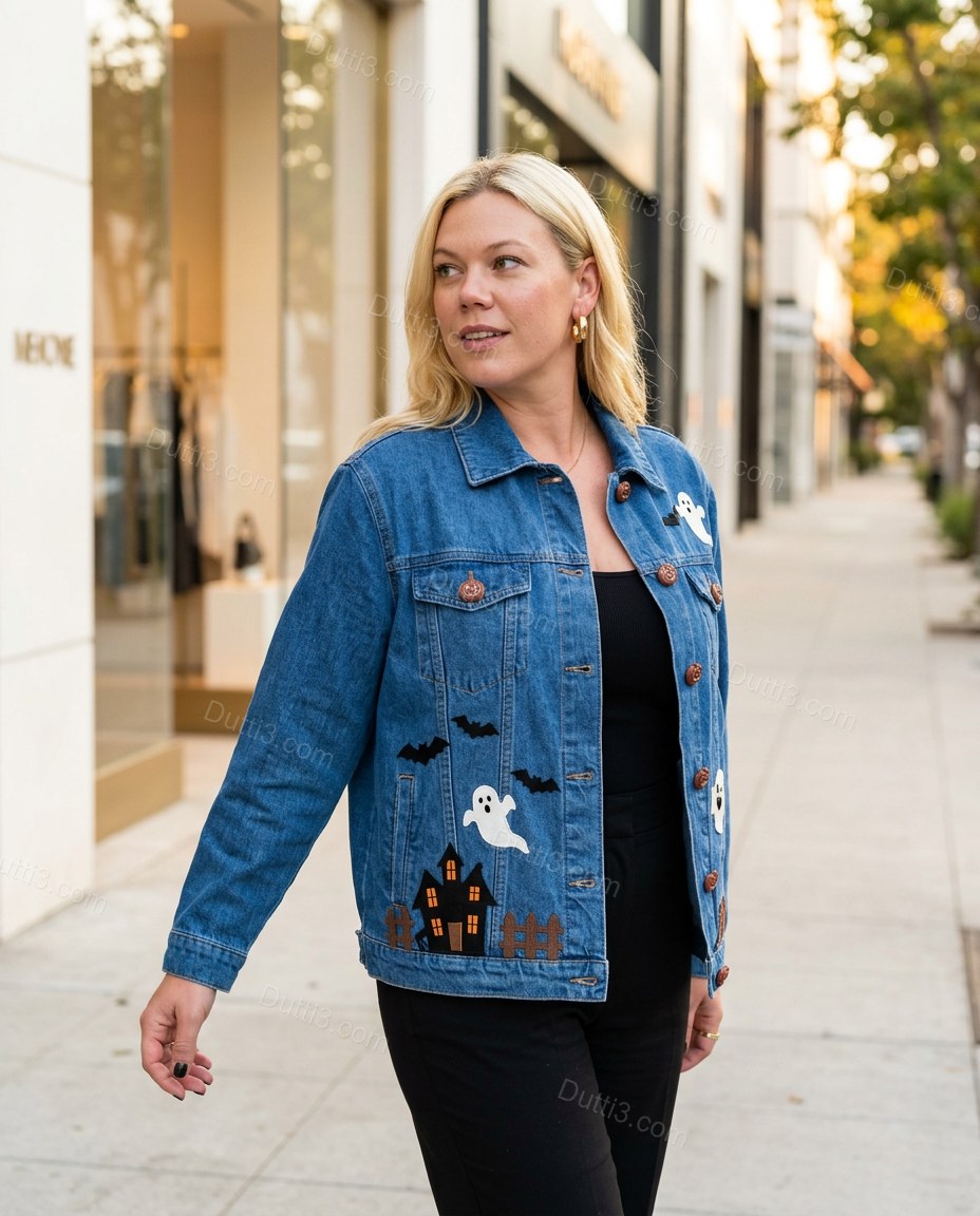 Blue Elevated Denim Jacket by Dutti3