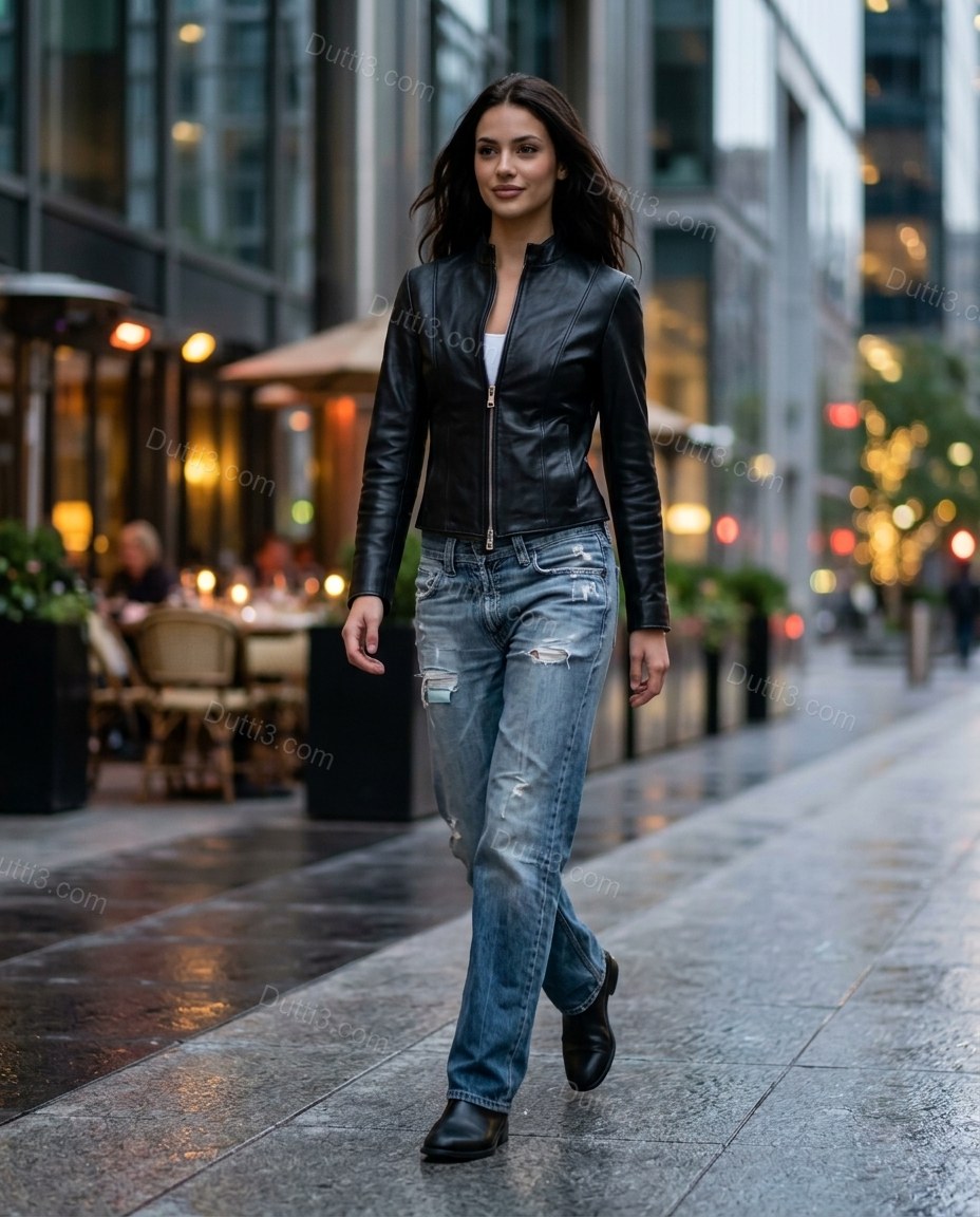 Black City-Ready Cropped Jacket by Dutti3