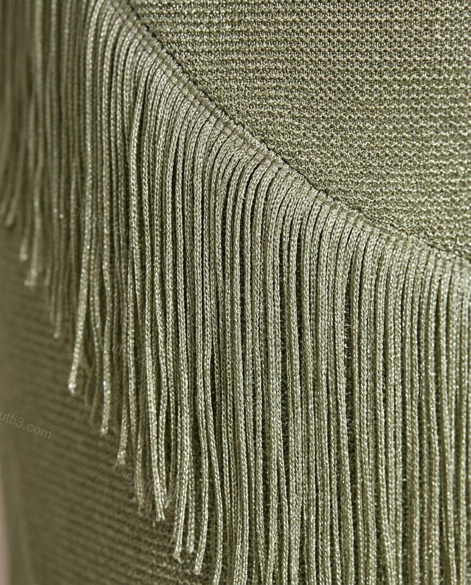 Sage Green Elevated Tiered Midi Dress by Dutti3