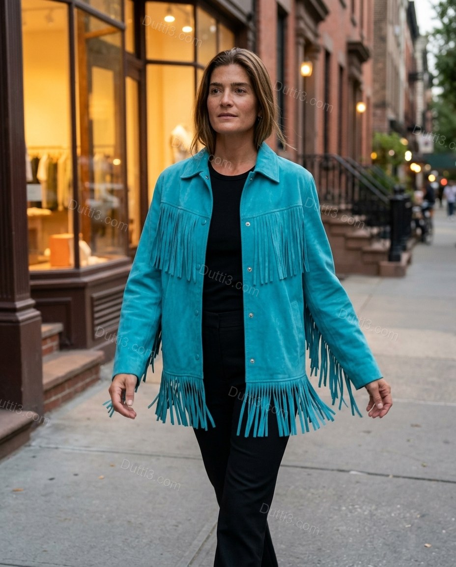 Teal Plaid Midi Tiered Dress, walking lifestyle view, by Dutti3