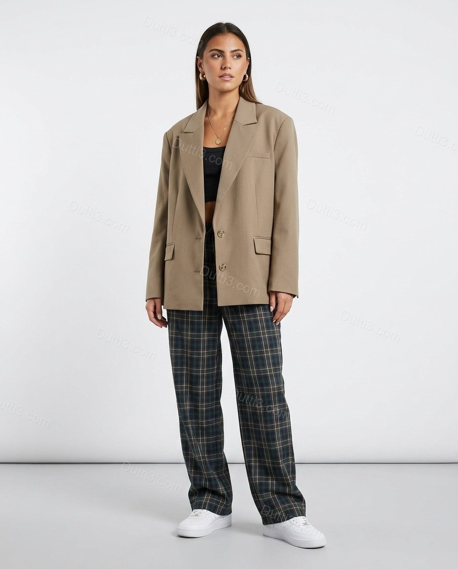 Taupe Blazer, front studio view, by Dutti3