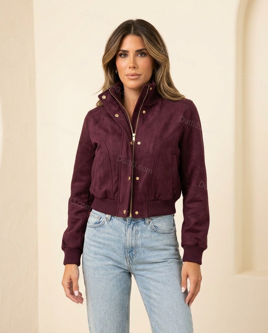 Burgundy Jacket, full-length hero view, by Dutti3