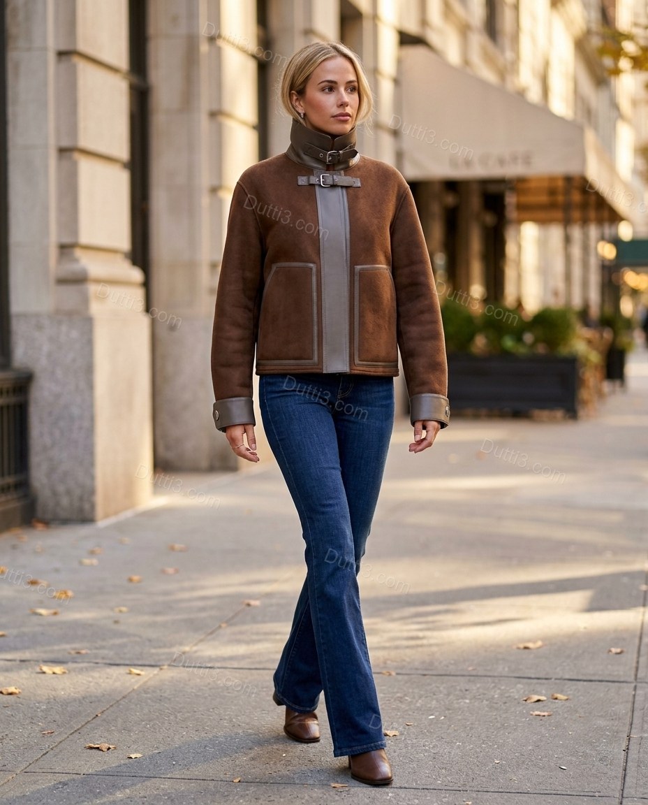 Brown Jacket, full-length hero view, by Dutti3