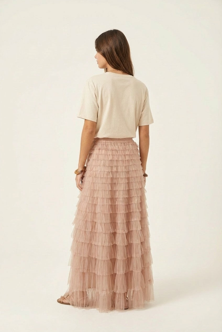 Amélie Floral Flow Midi Skirt