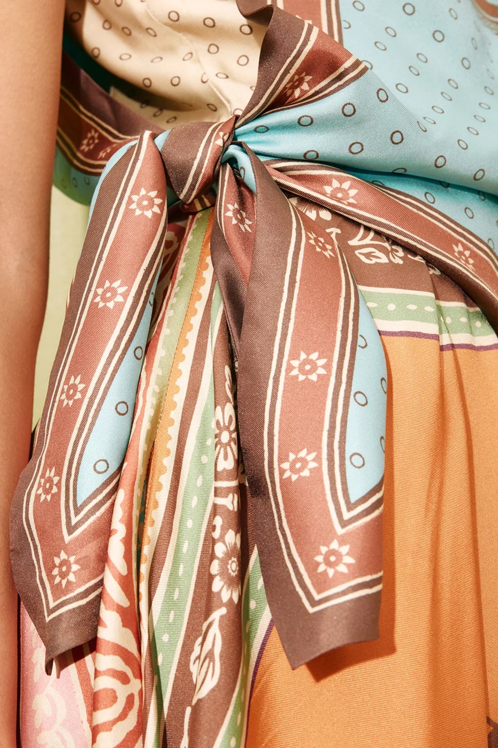 Tropical Scarf-Inspired Two-Piece Set