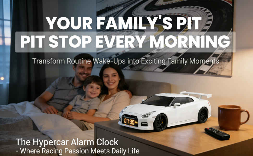 Hypercar Alarm Clock