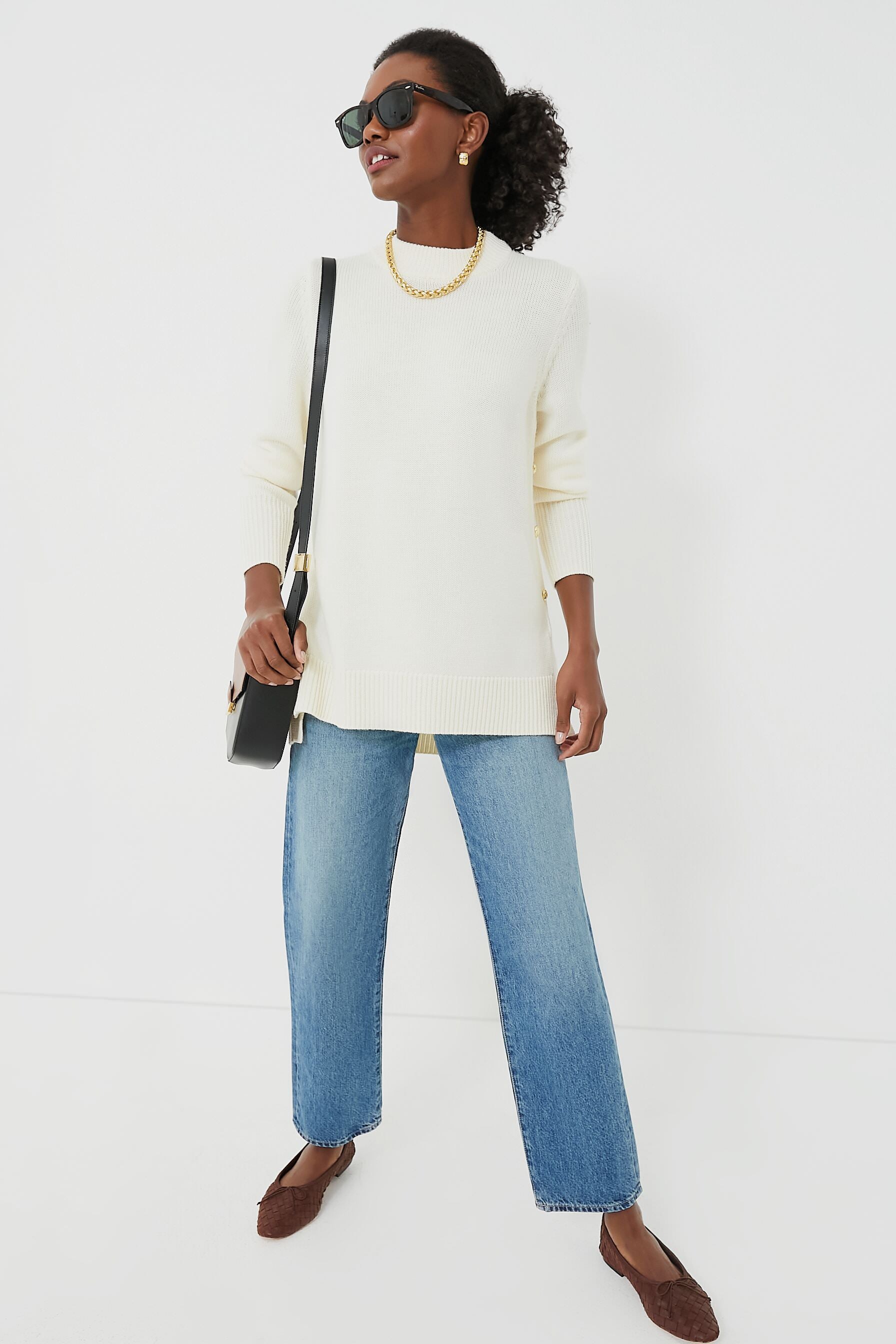 Winter White Bexley Sweater-Beilave