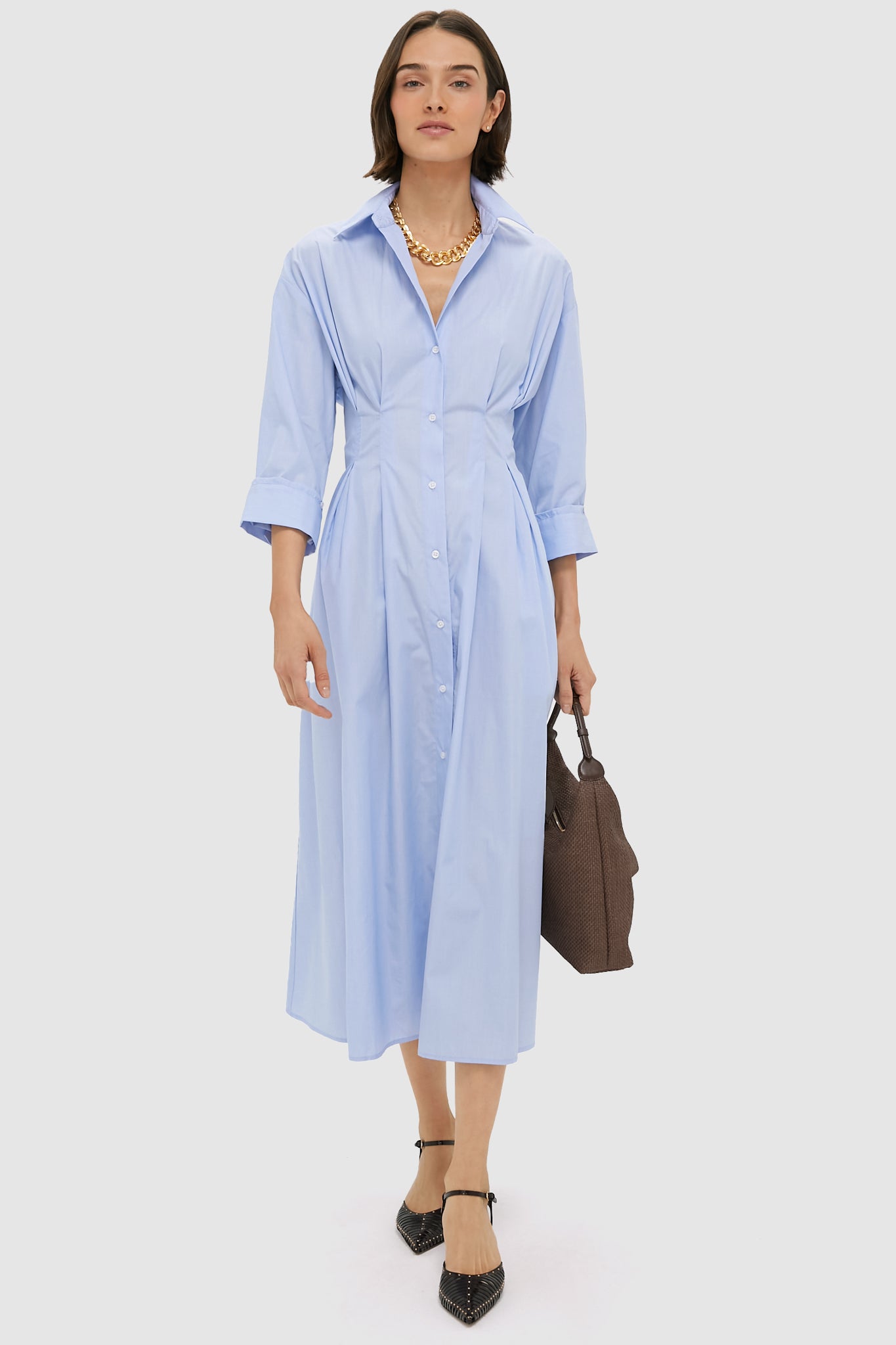 Brown Raffia Pillow Shoulder Bag-Beilave