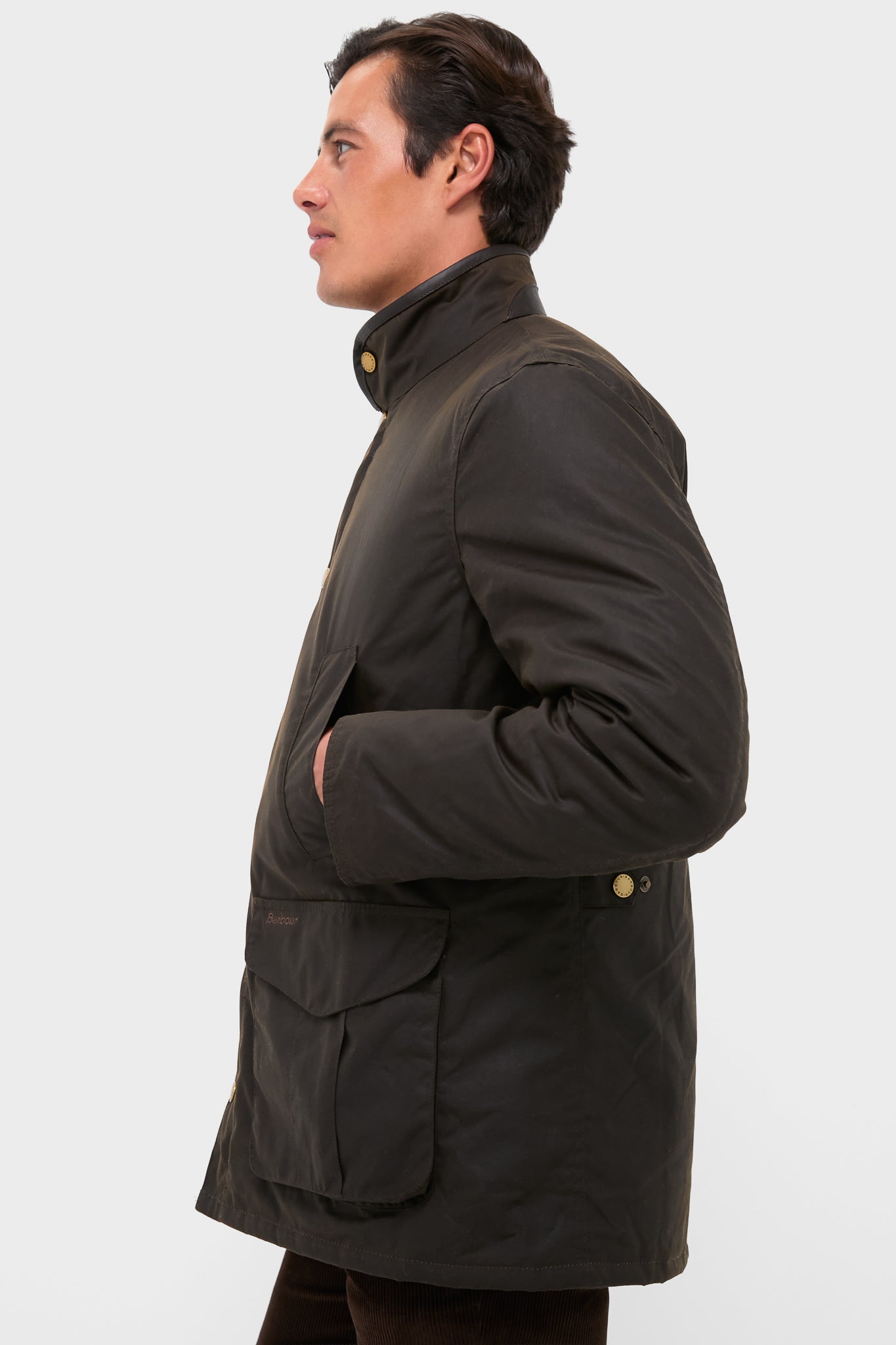 Olive Hereford Wax Jacket-Beilave