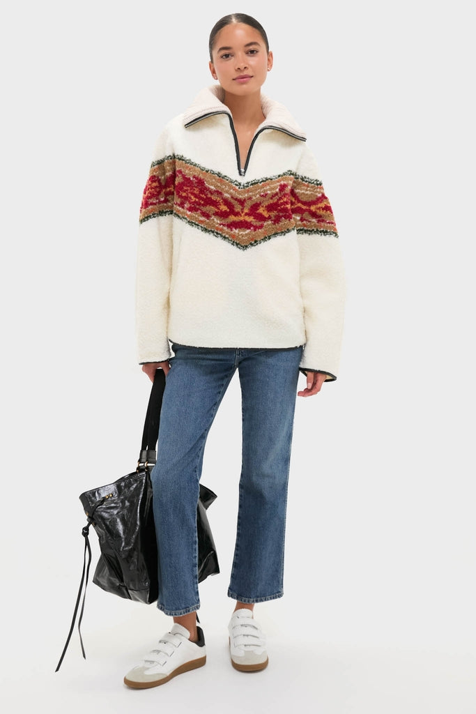 Ecru Marner Pullover-Beilave