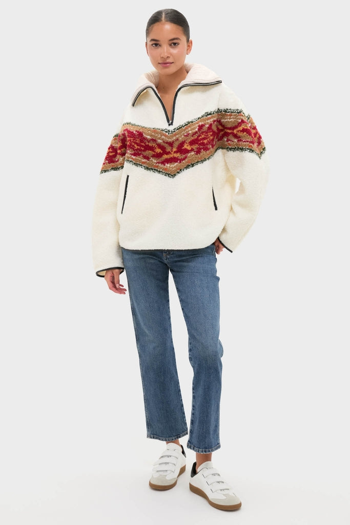 Ecru Marner Pullover-Beilave