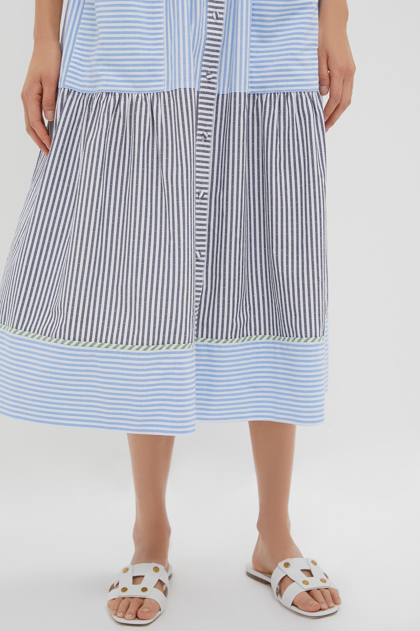 Croquet Stripe Sarah Dress-Beilave