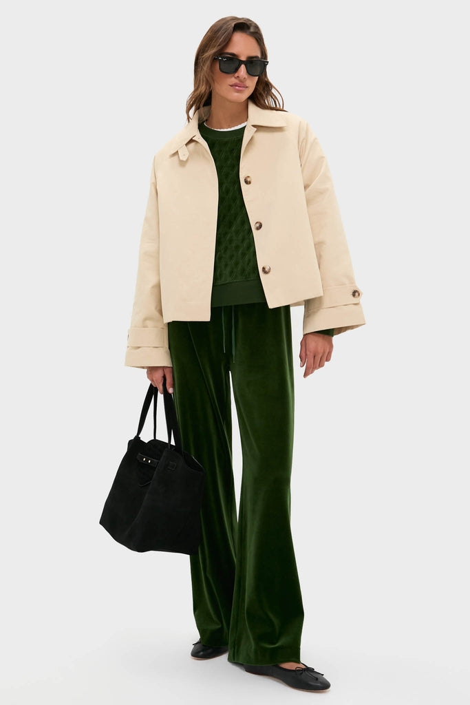 Douglas Fir Velour Jane Pant-Beilave