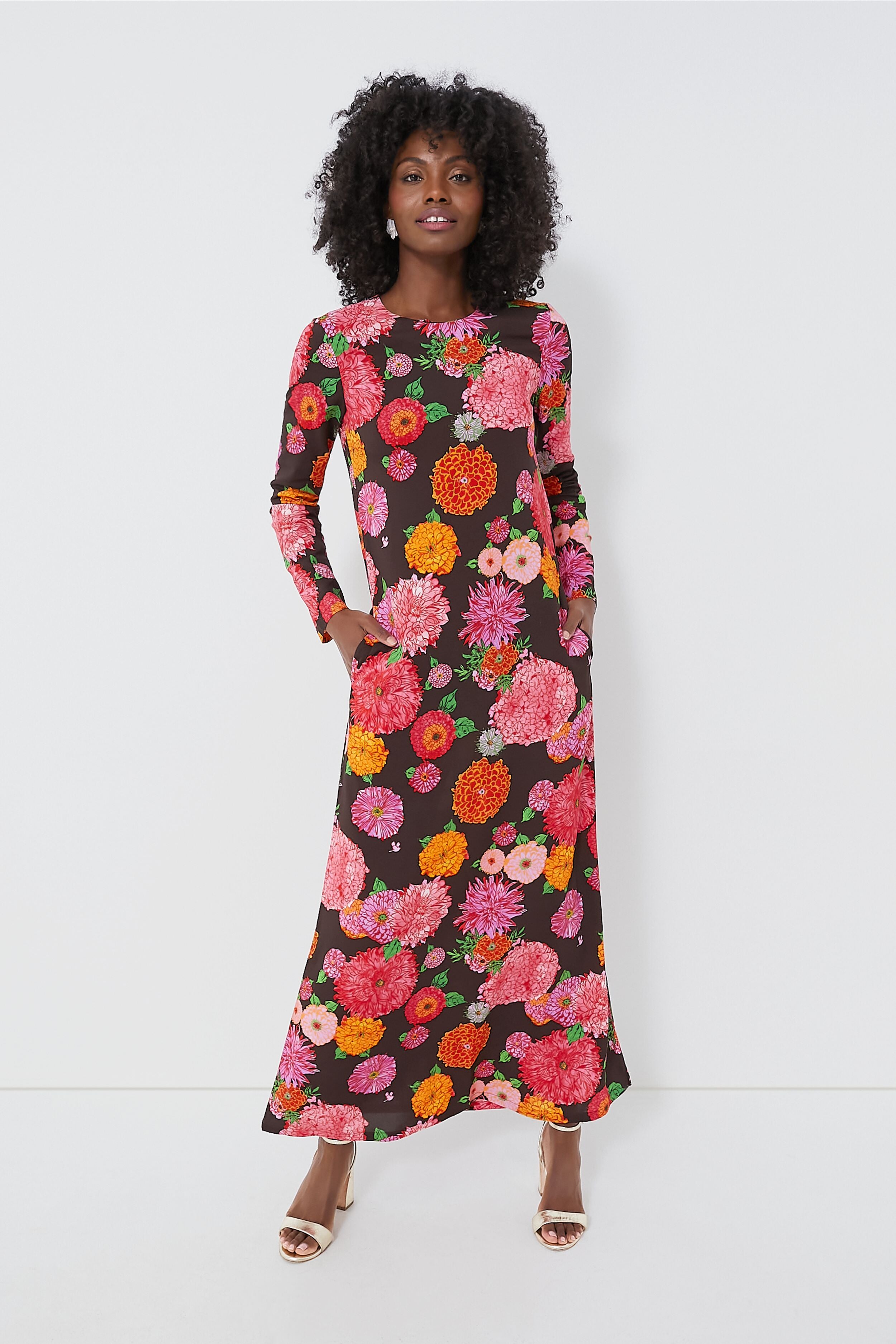 Gyn Long Sleeve Swing Dress-Beilave