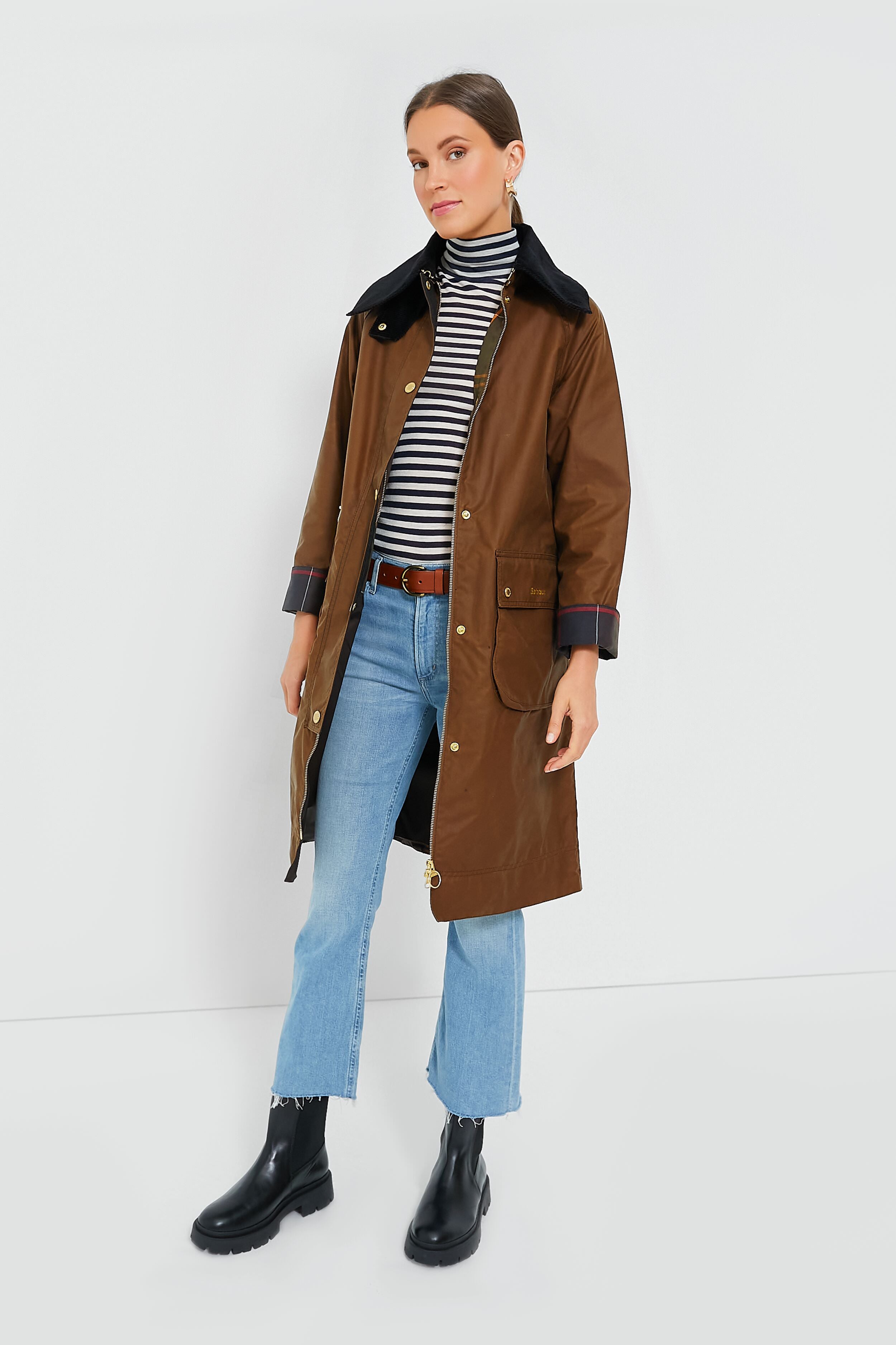 Tan Townfield Wax Jacket-Beilave