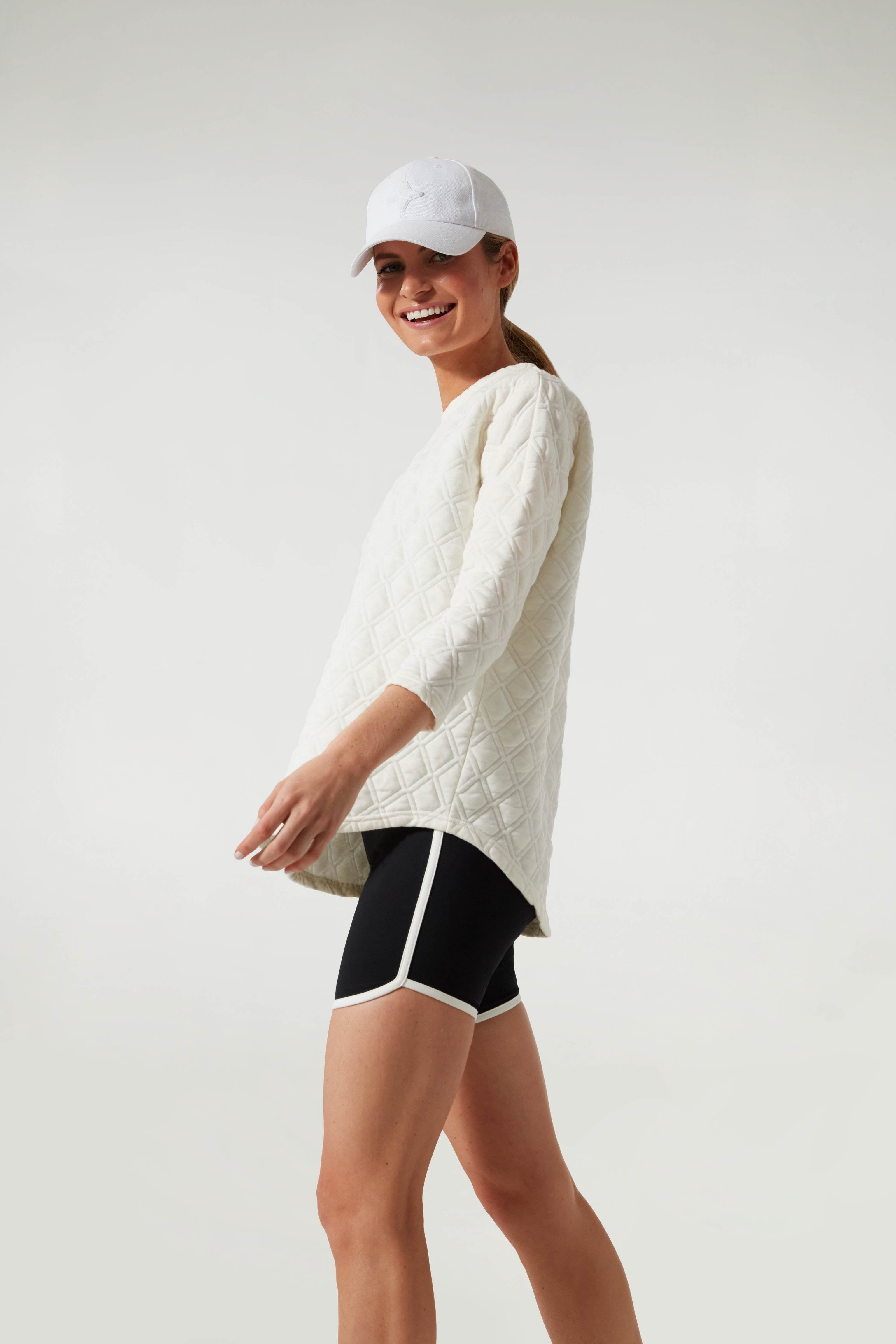 White Ally Swing Sweatshirt-Beilave