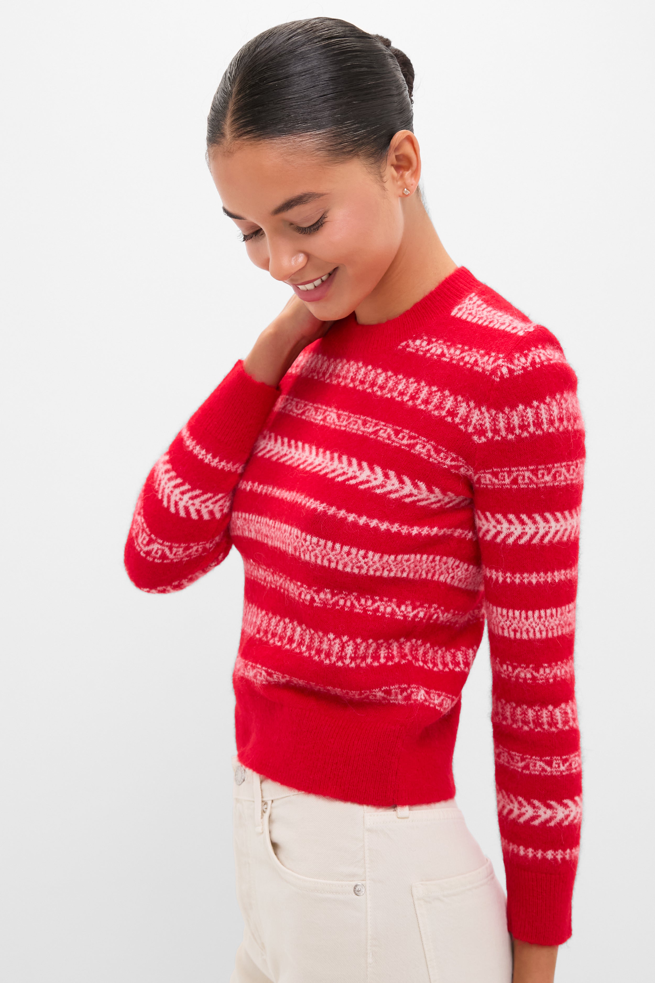 Red Amity Sweater-Beilave