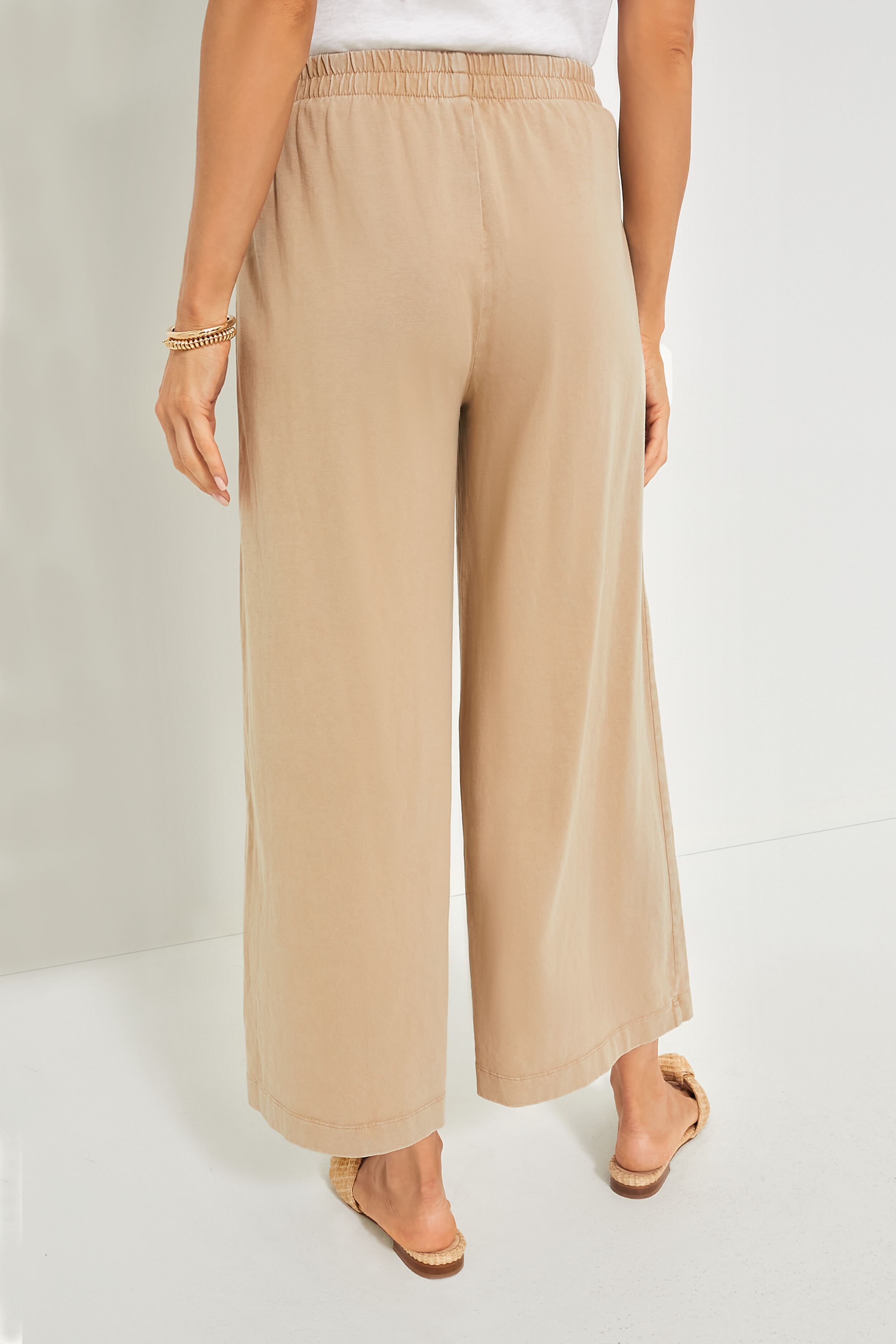 Rattan Scout Jersey Flare Pants-Beilave