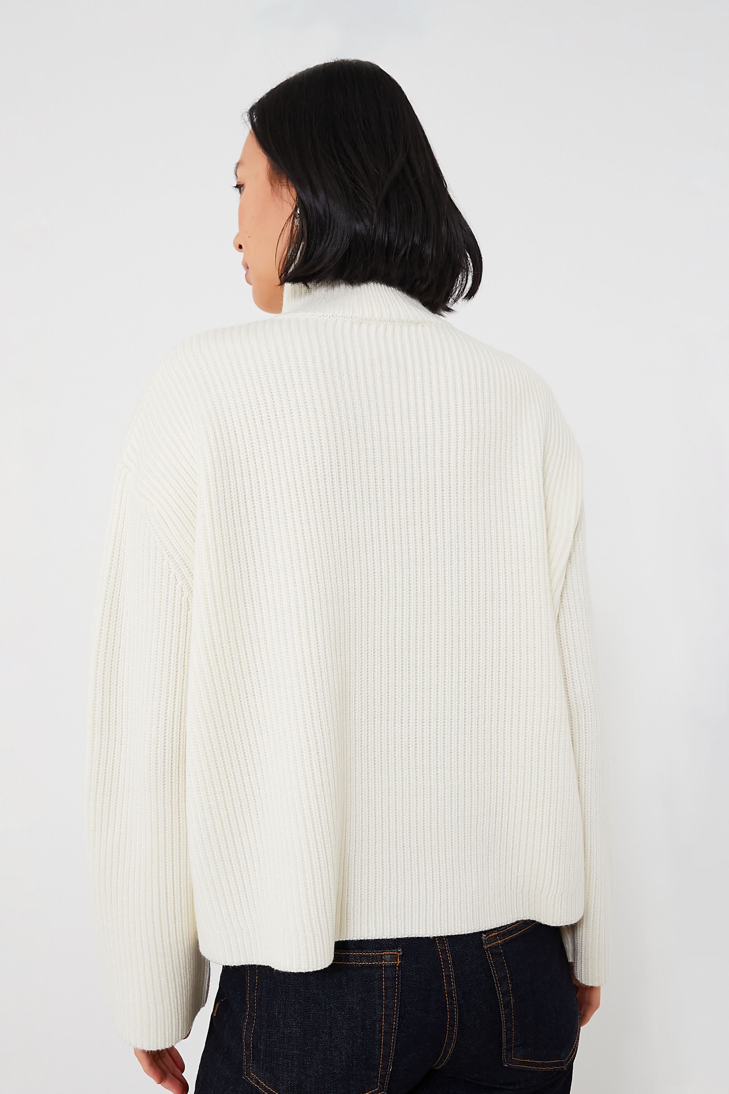 Winter White Knit Helen Sweater-Beilave