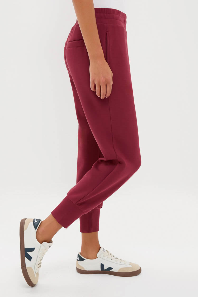 New Maroon The Slim Cuff Pant 25-Beilave
