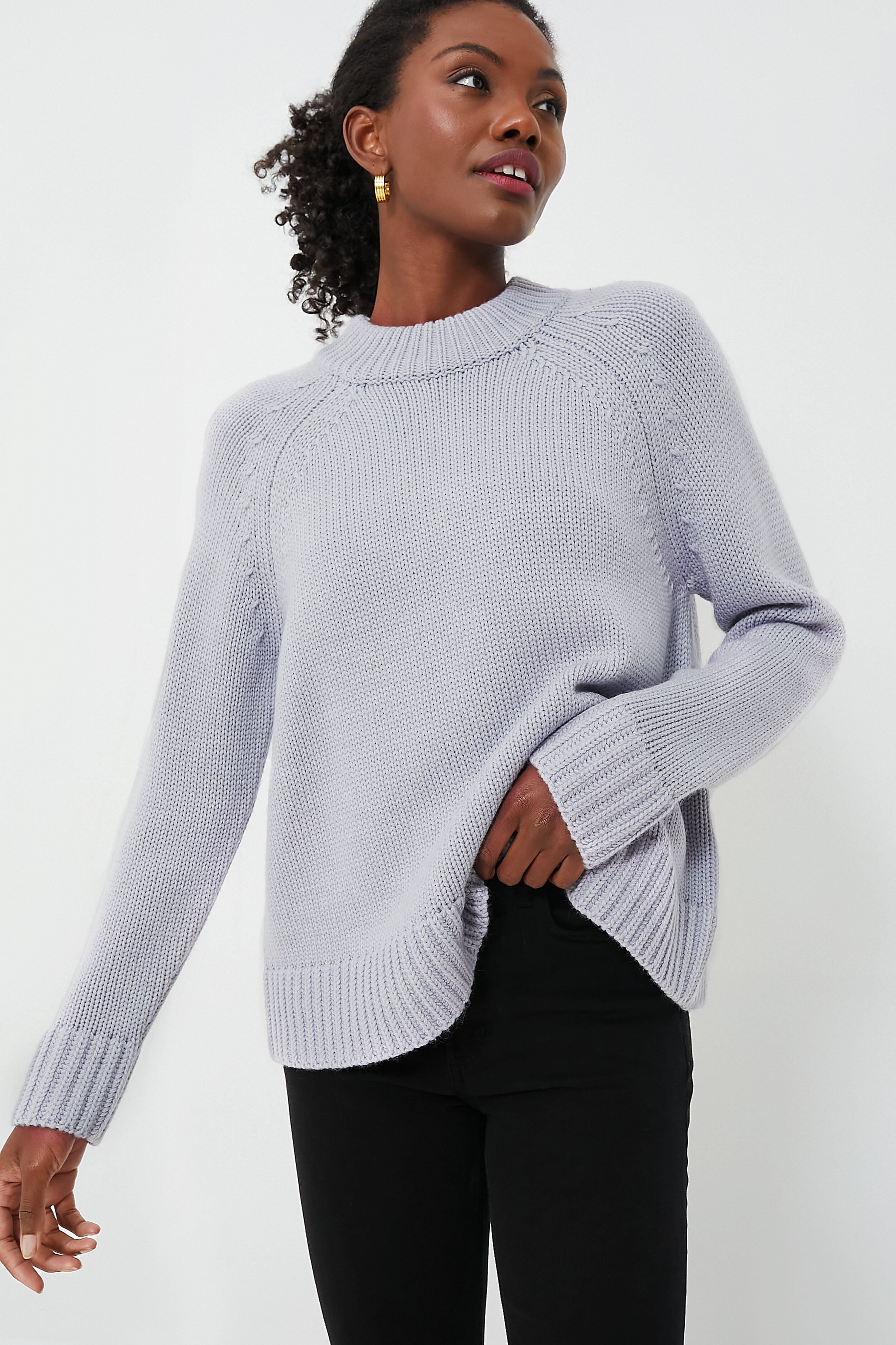 Gray Claude Crewneck Sweater-Beilave
