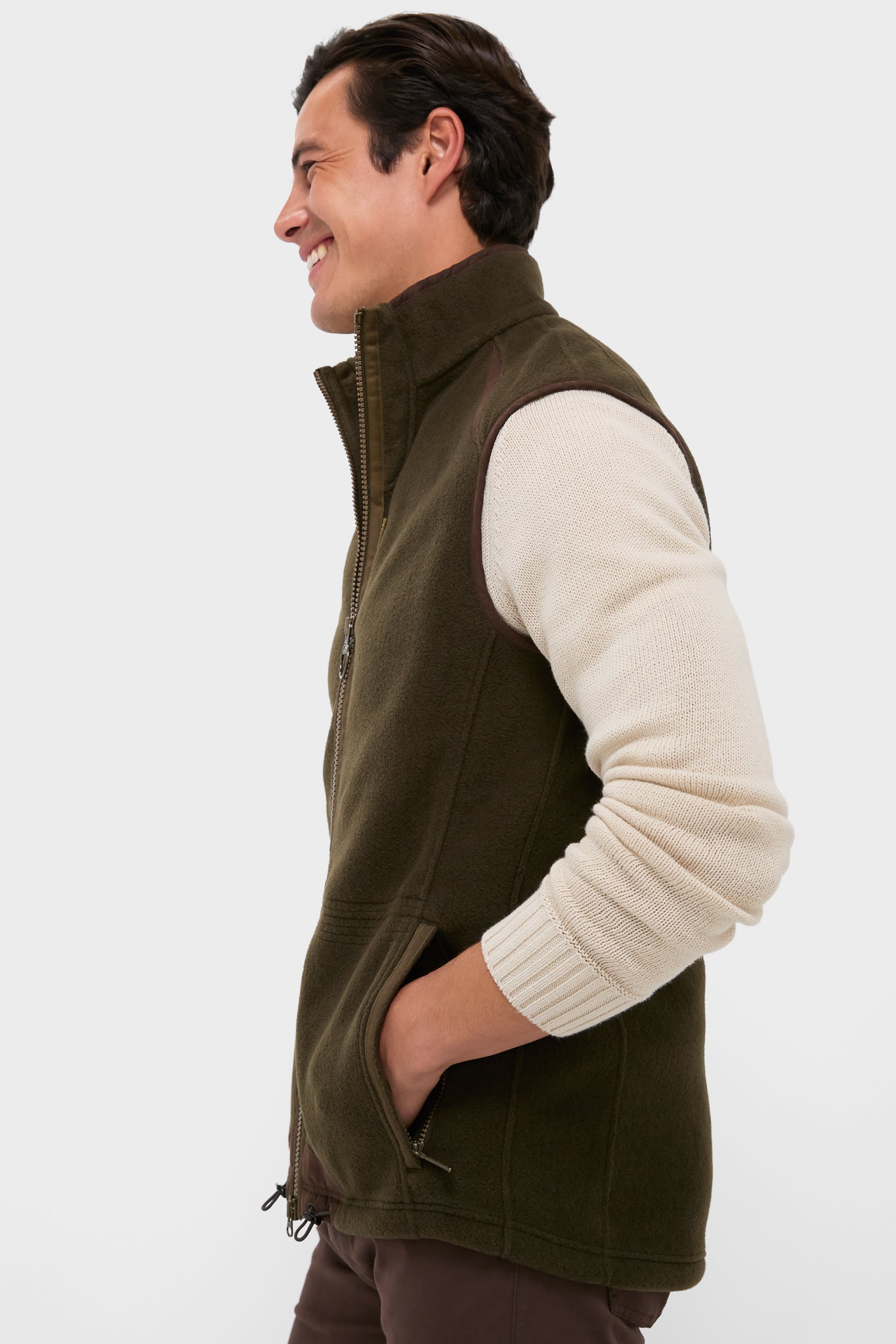 Olive Langdale Fleece Gilet-Beilave