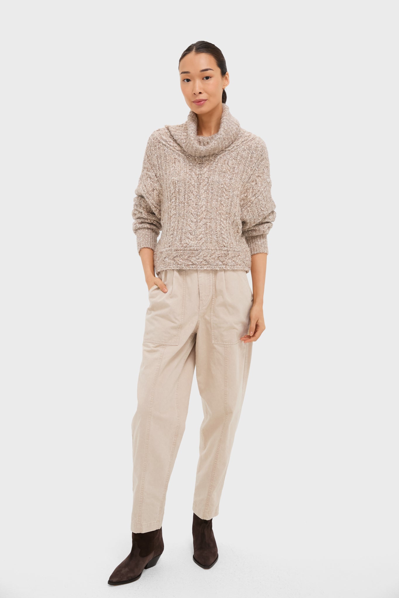 Taupe Brenda Sweater-Beilave