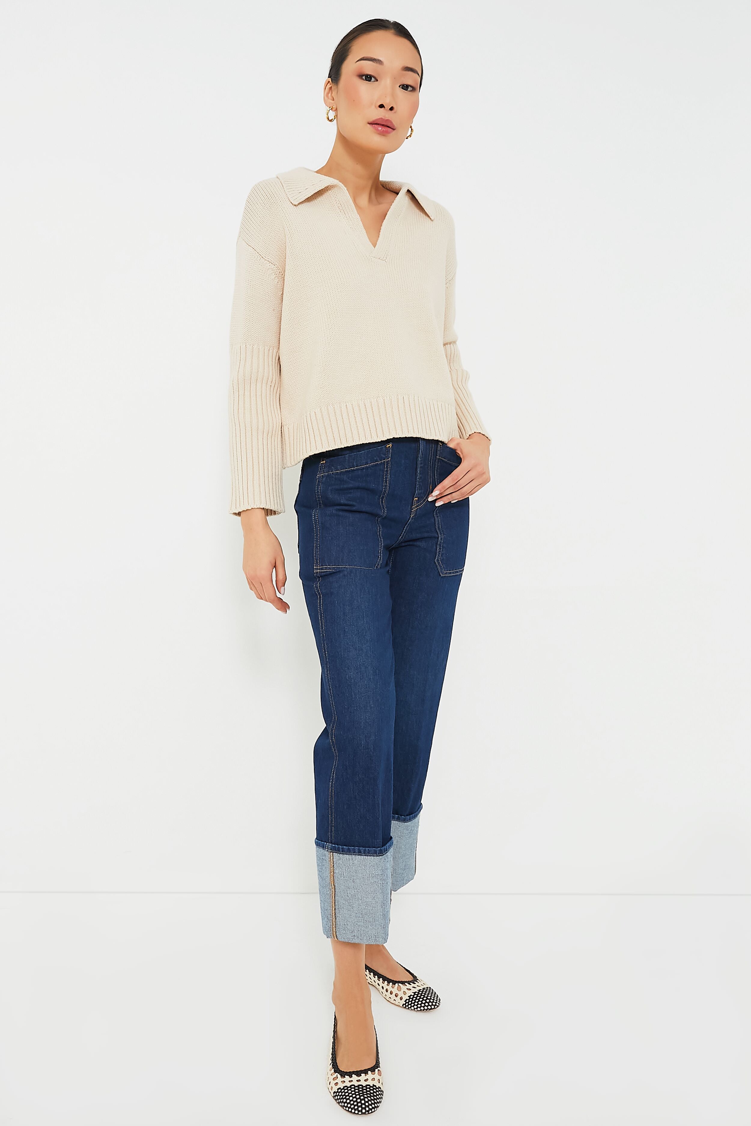 Sandstone Brenna Polo Sweater-Beilave