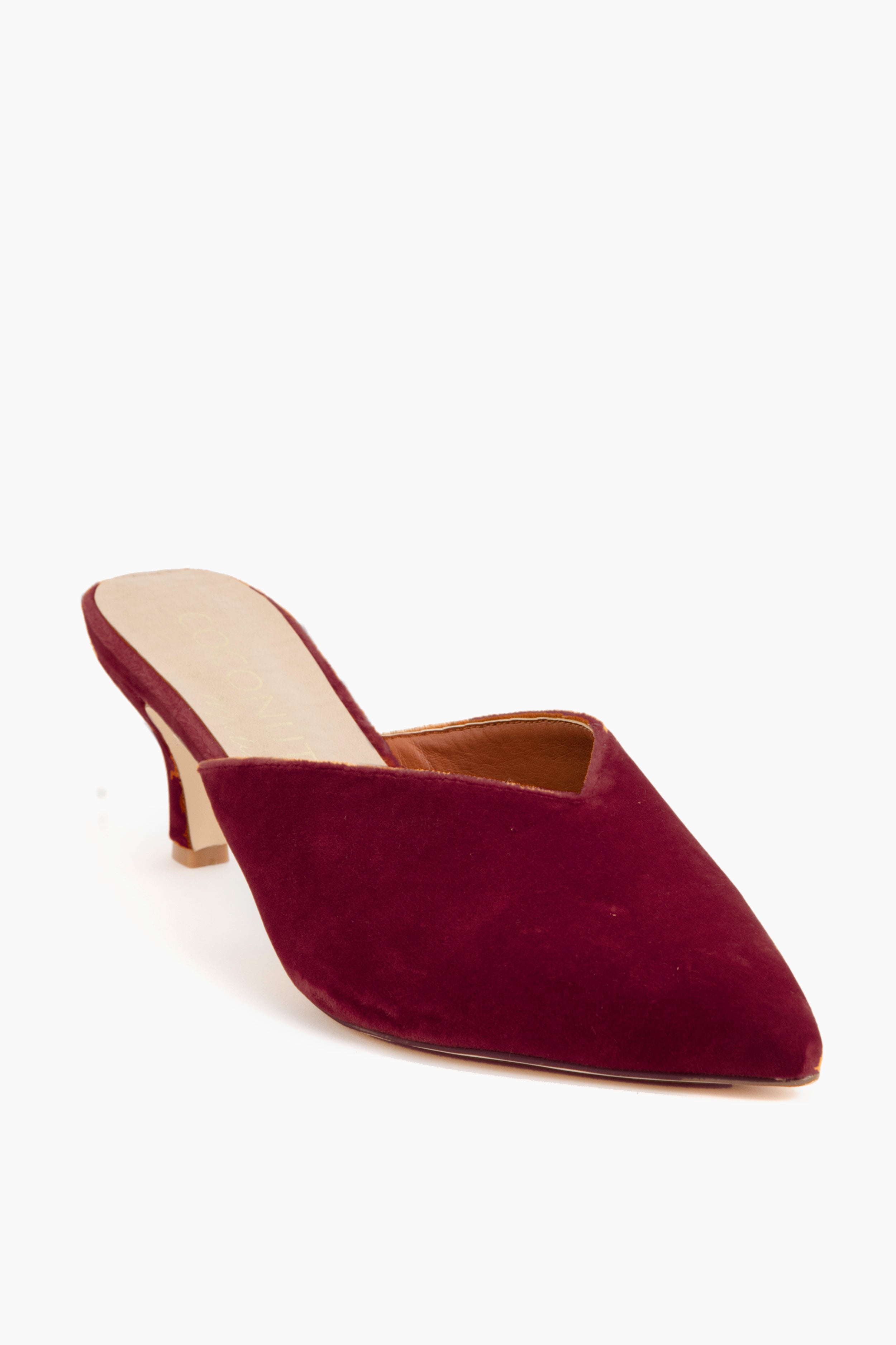 Ojai Burgundy Slides-Beilave