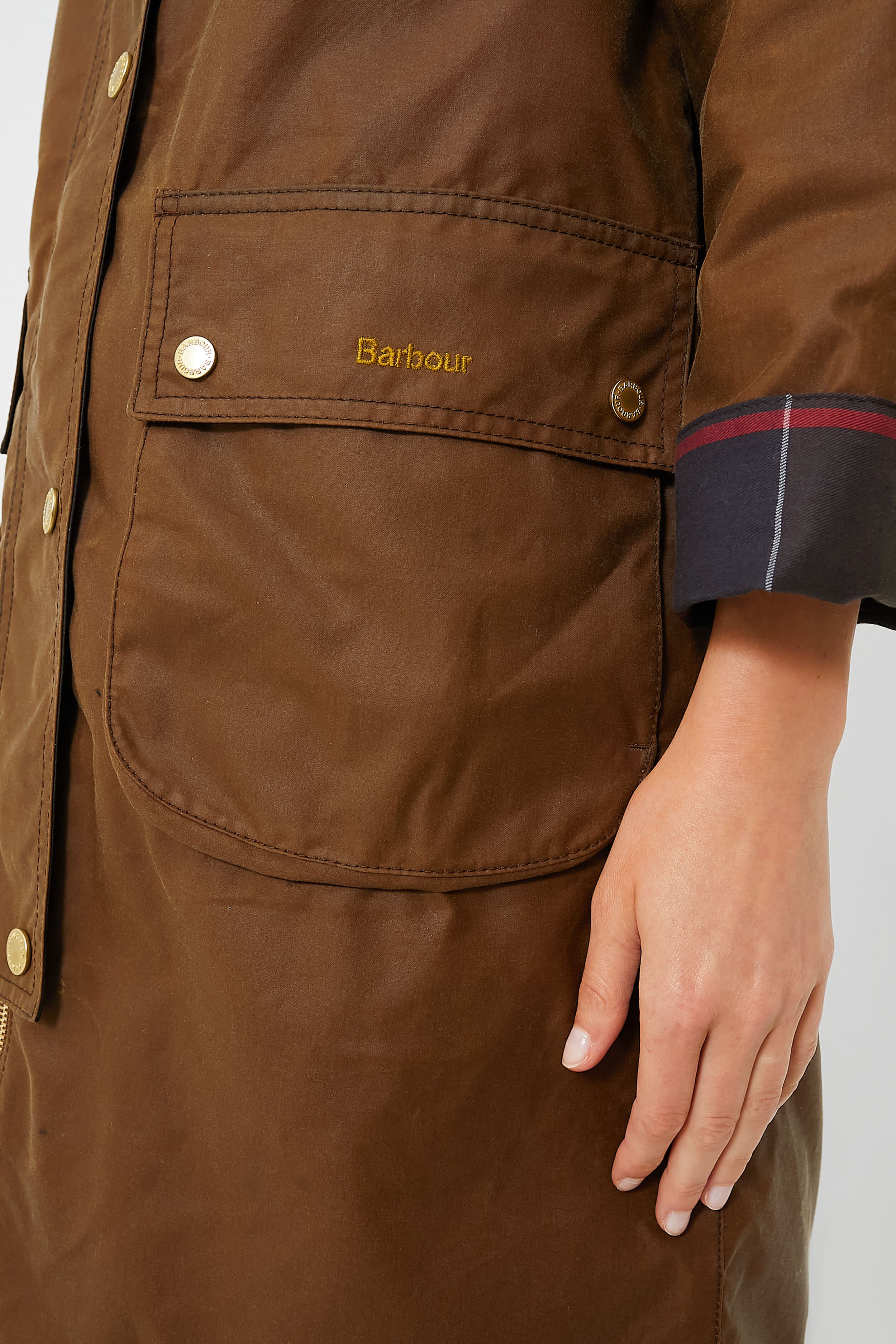 Tan Townfield Wax Jacket-Beilave