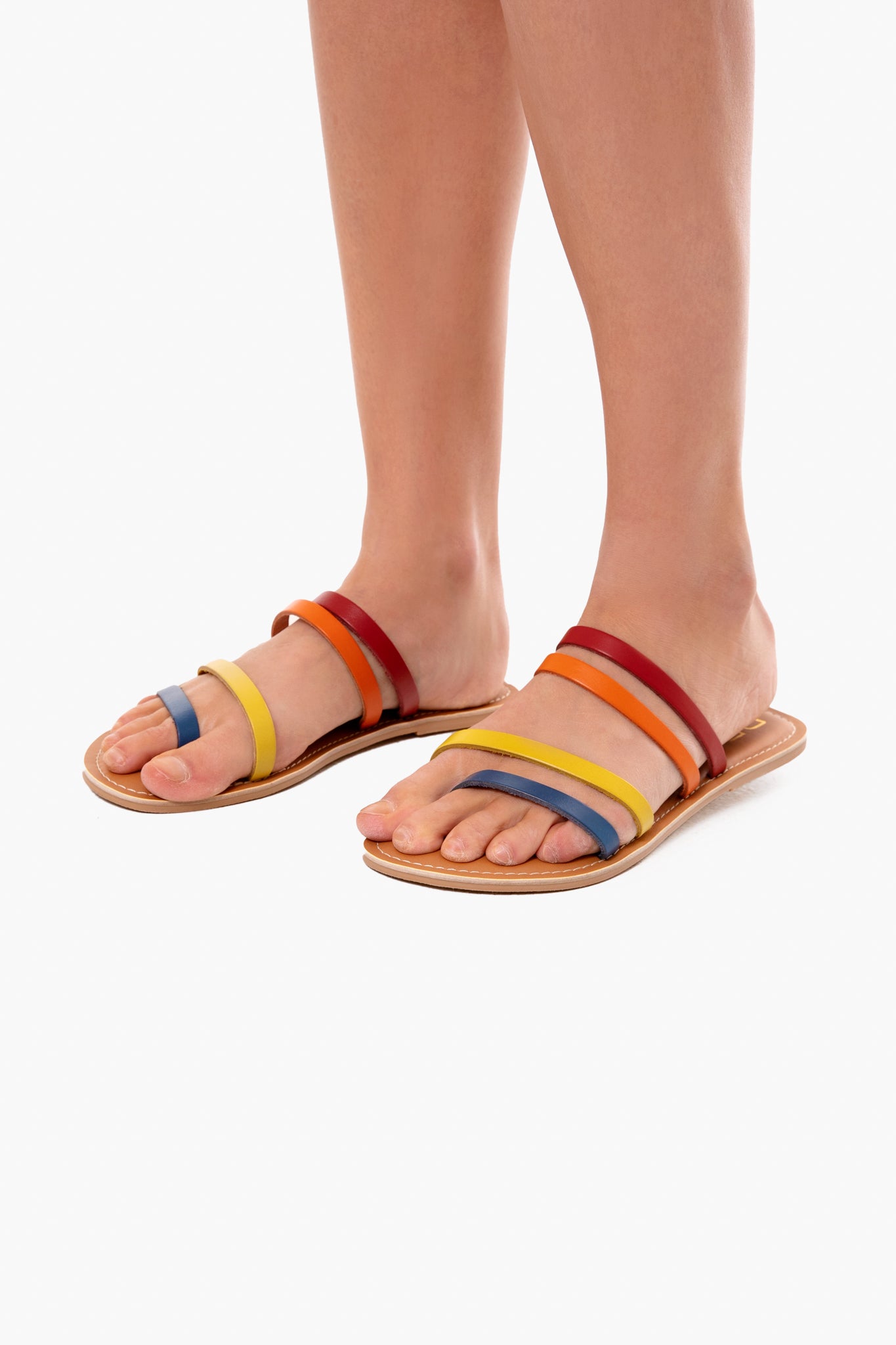 Rainbow Summertime Sandals-Beilave