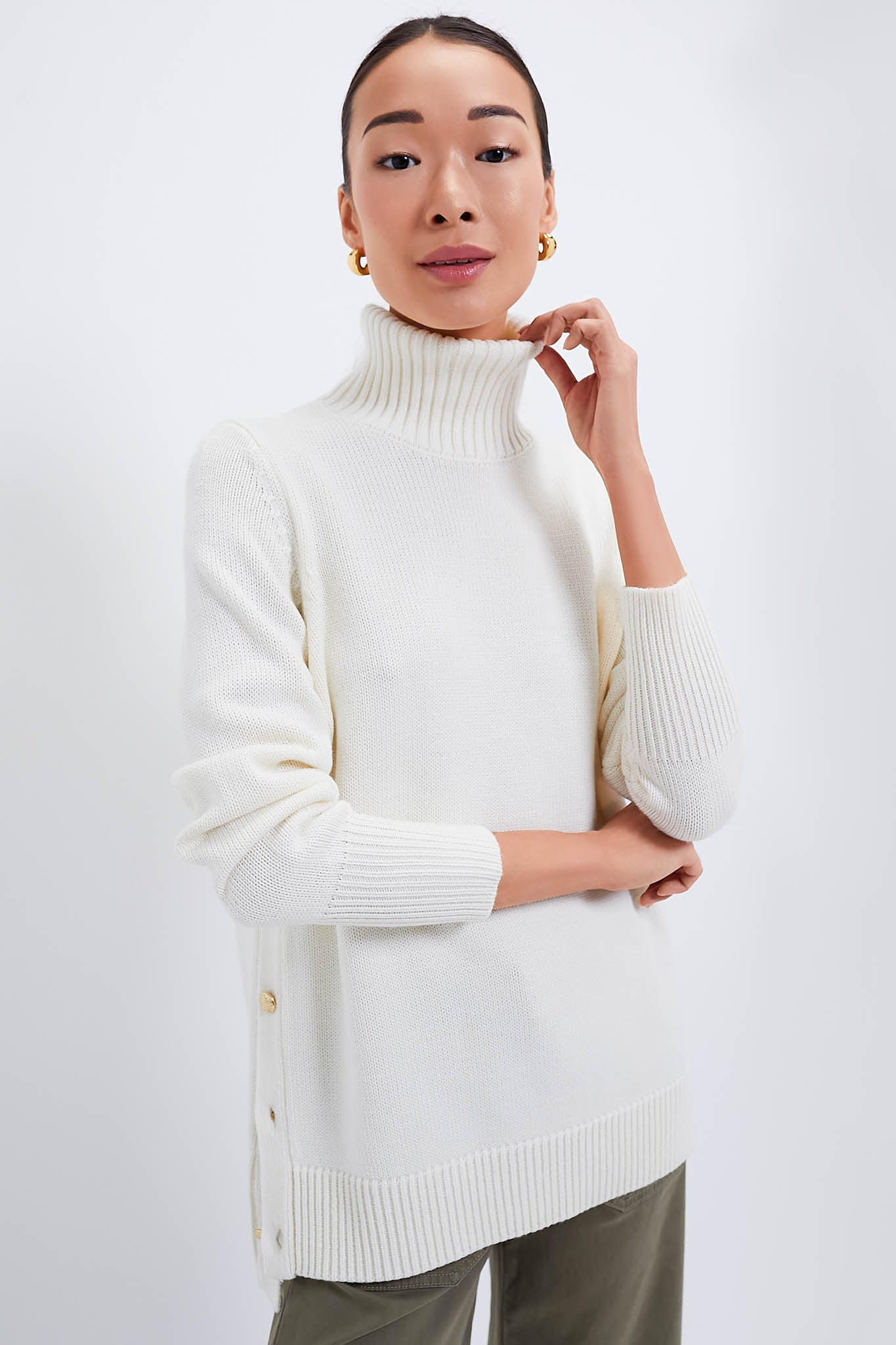 Winter White Sophia Sweater-Beilave