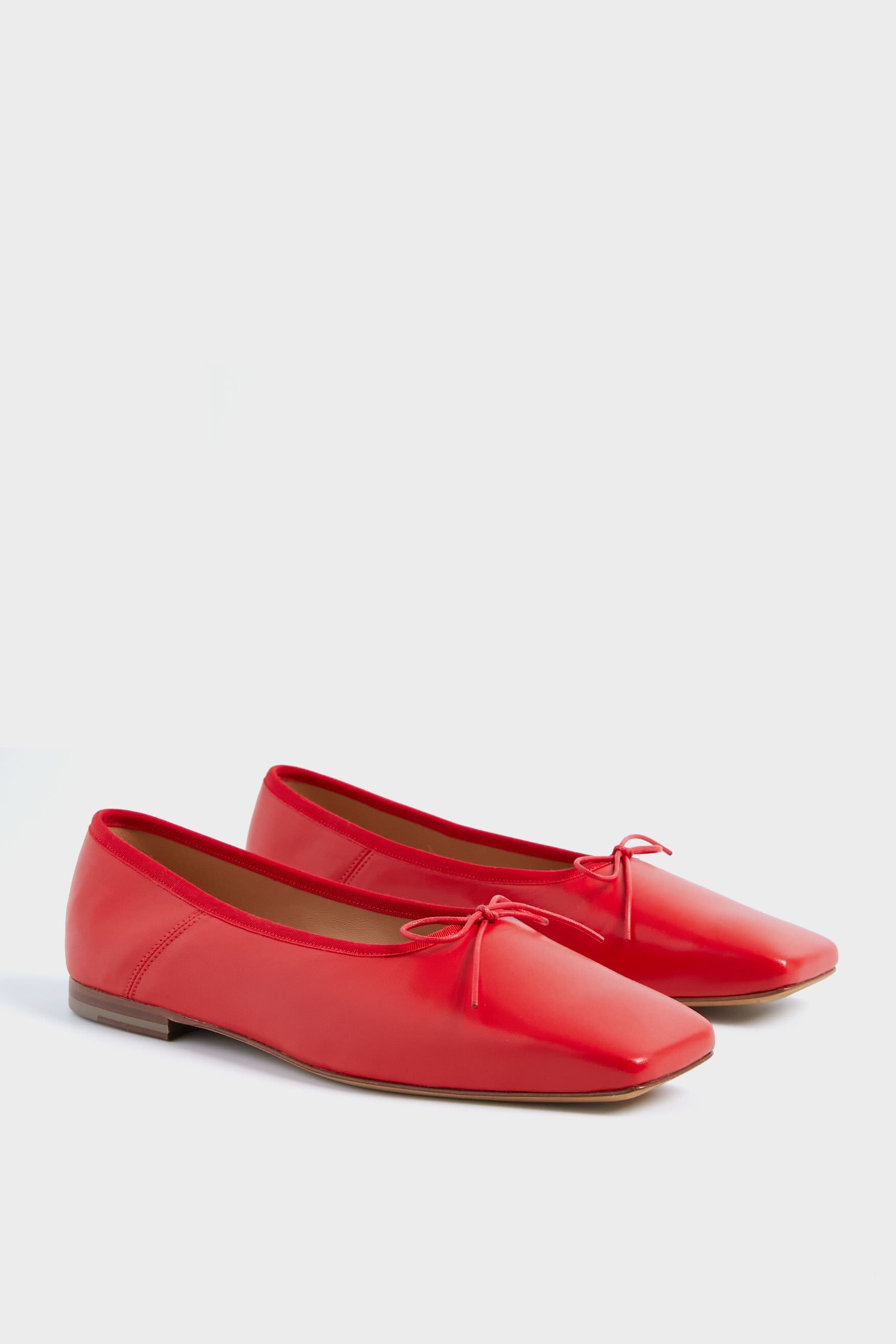 Poppy Square Toe Ballerina-Beilave