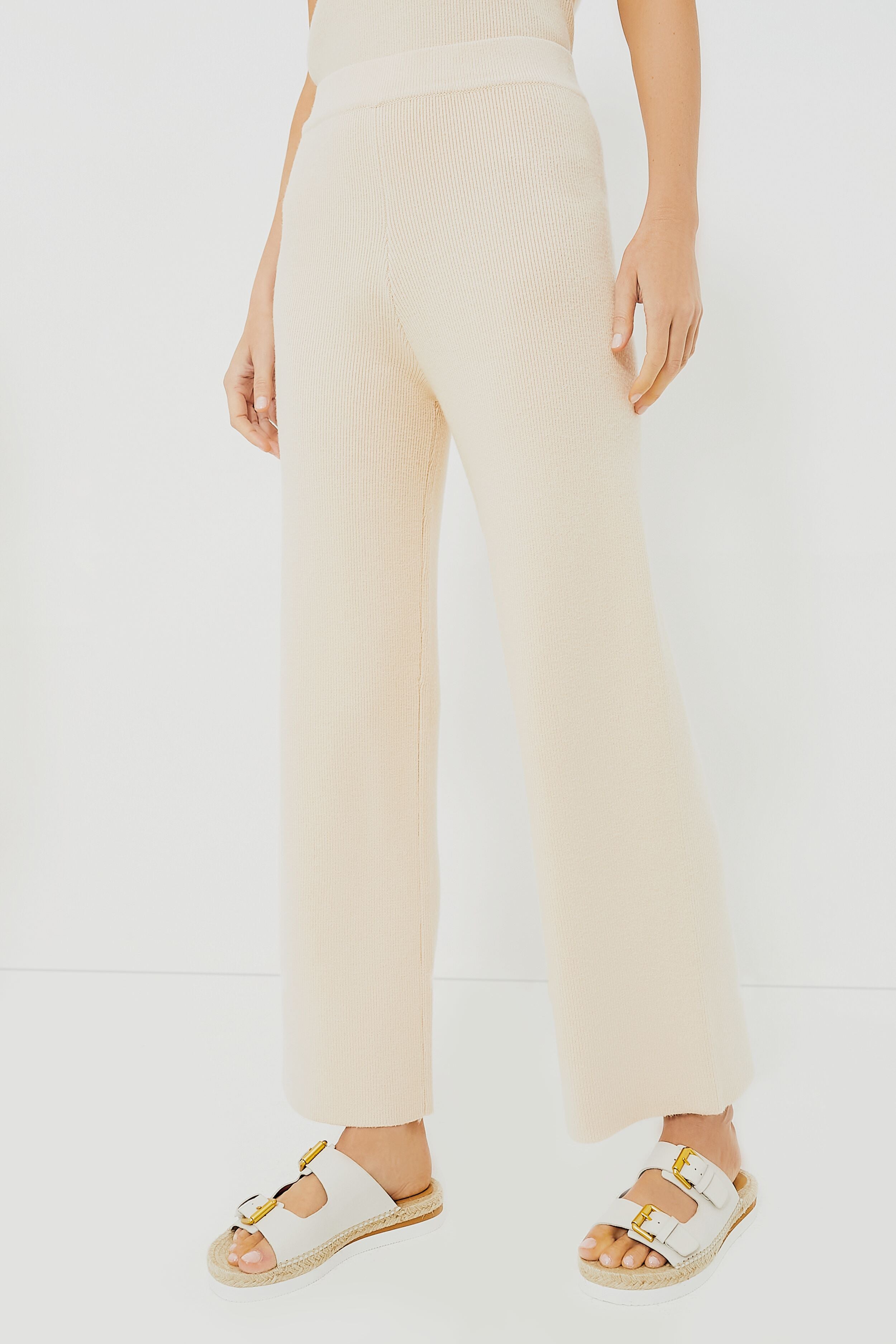 Wide Leg Sundays Knit Pants-Beilave