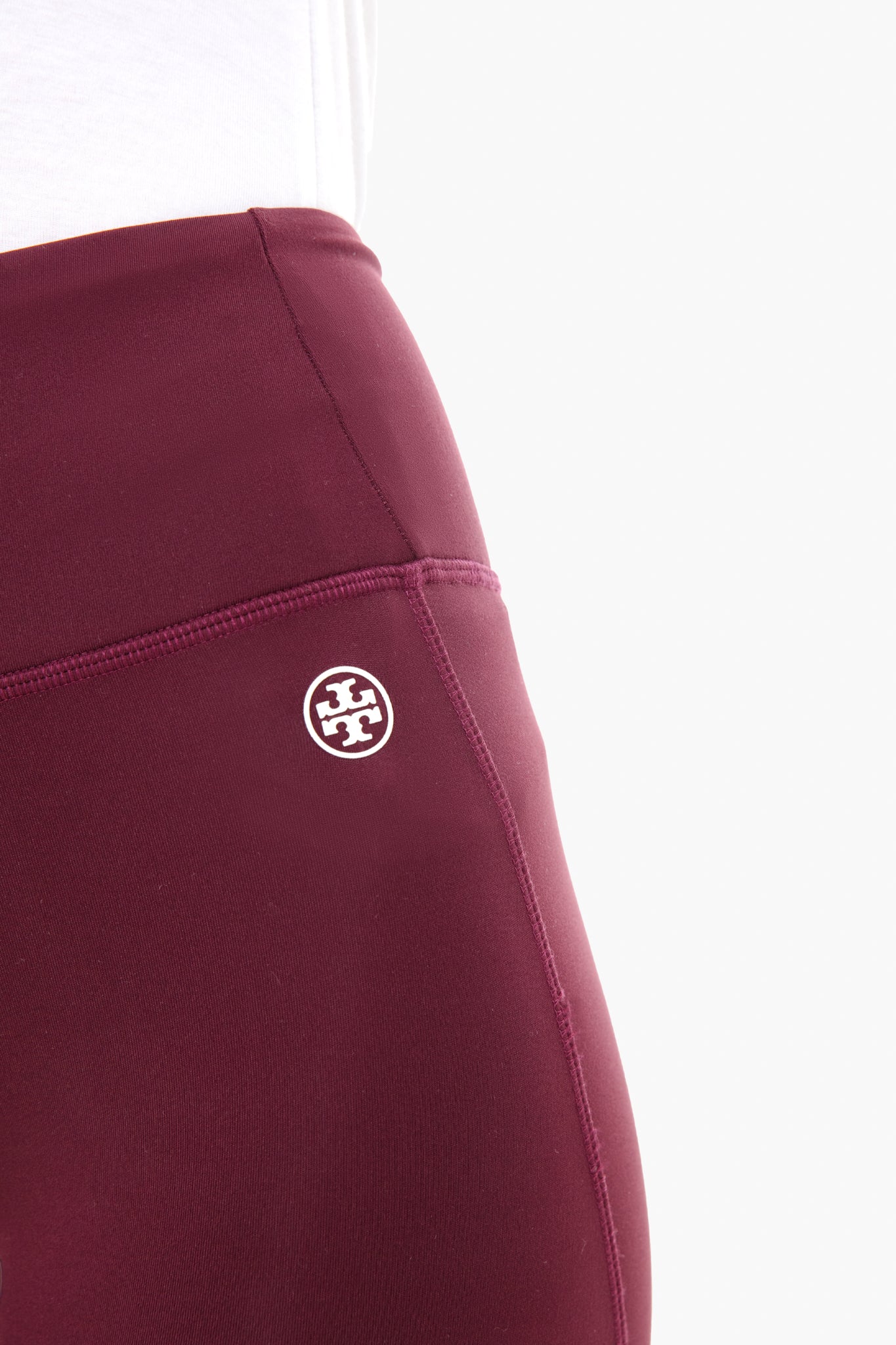 Wine and Red Weightless Chevron Leggings-Beilave