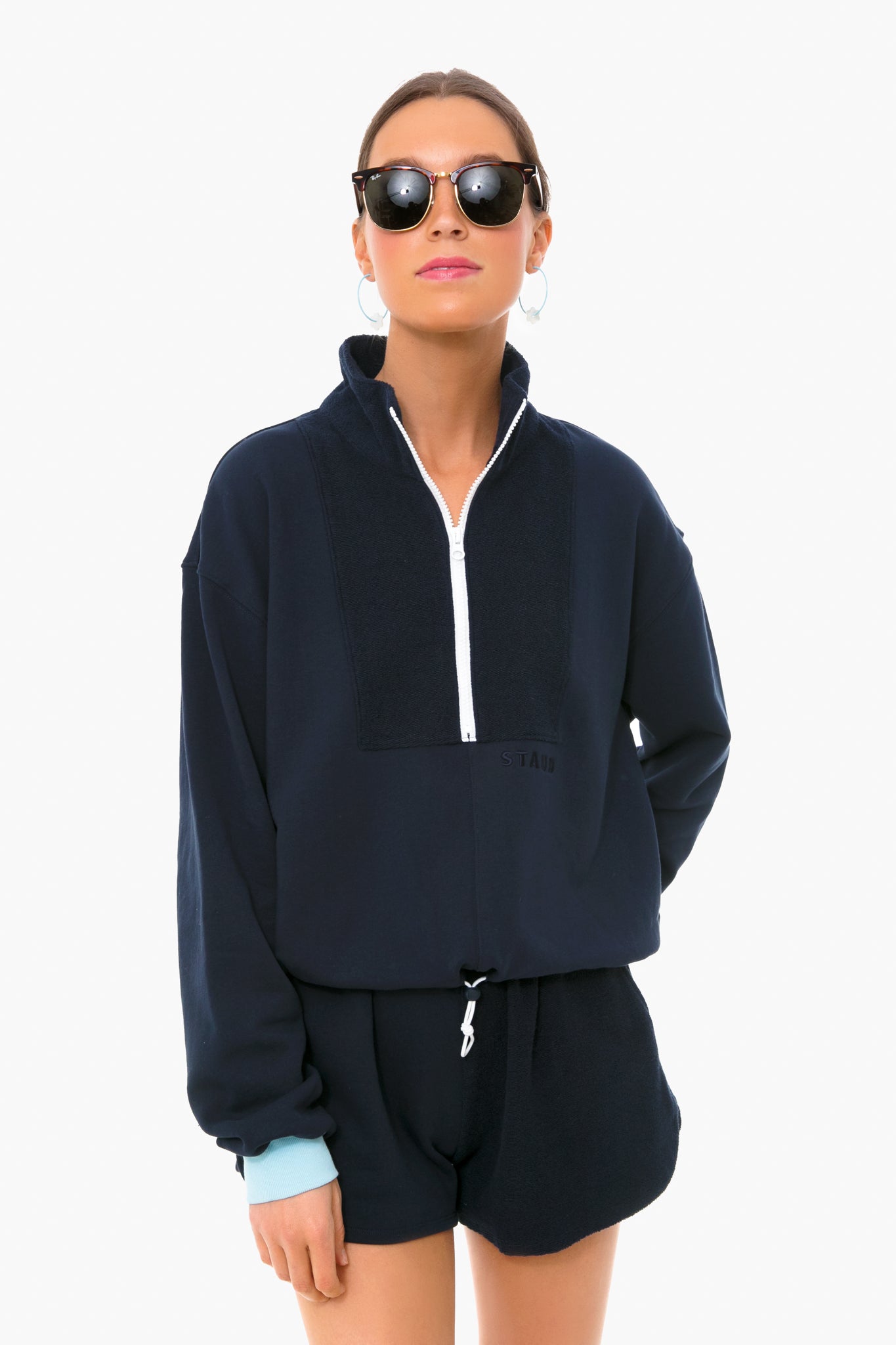 Deep Sea Zip Up Sweatshirt-Beilave