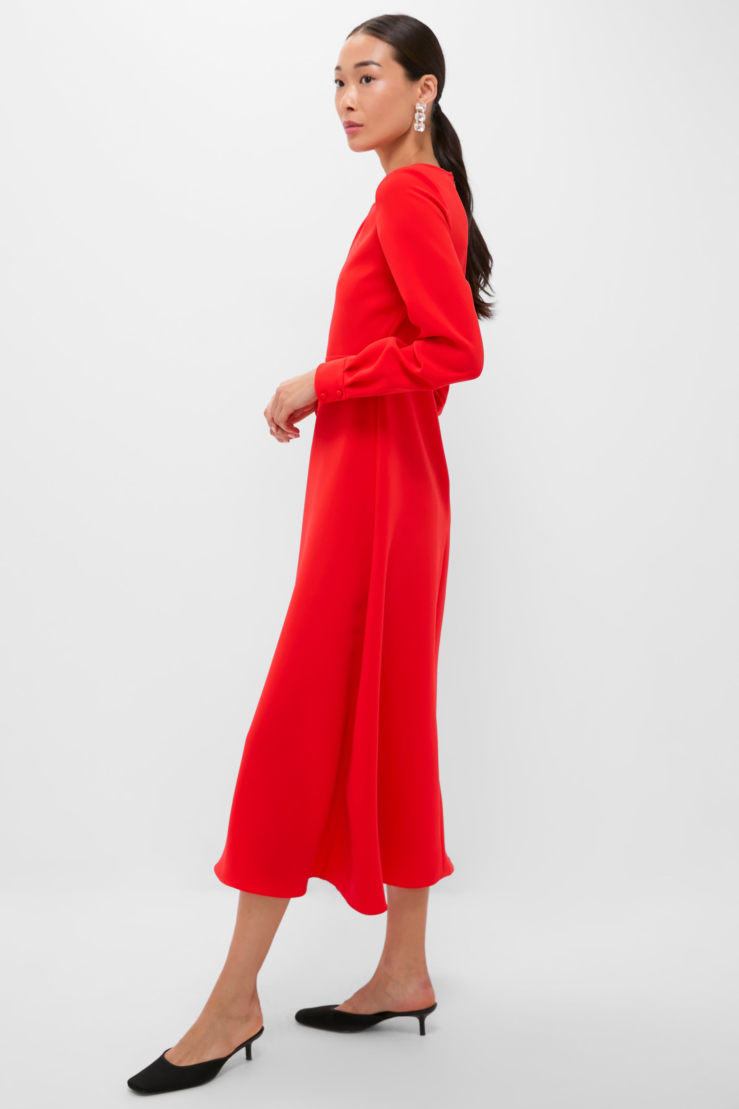 Red Delancey Dress-Beilave
