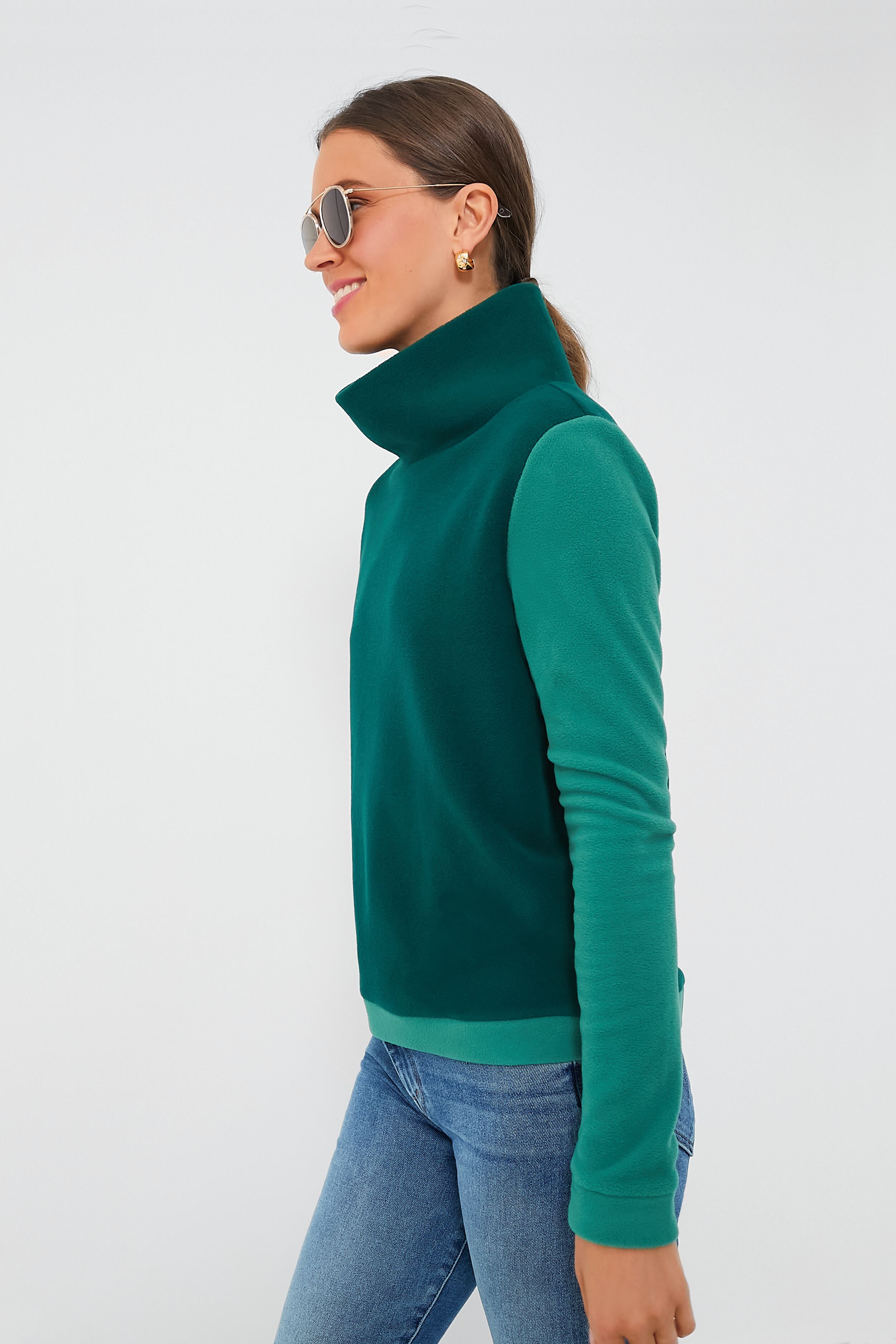 Exclusive Emerald Jaguar Green Colorblock Park Slope-Beilave