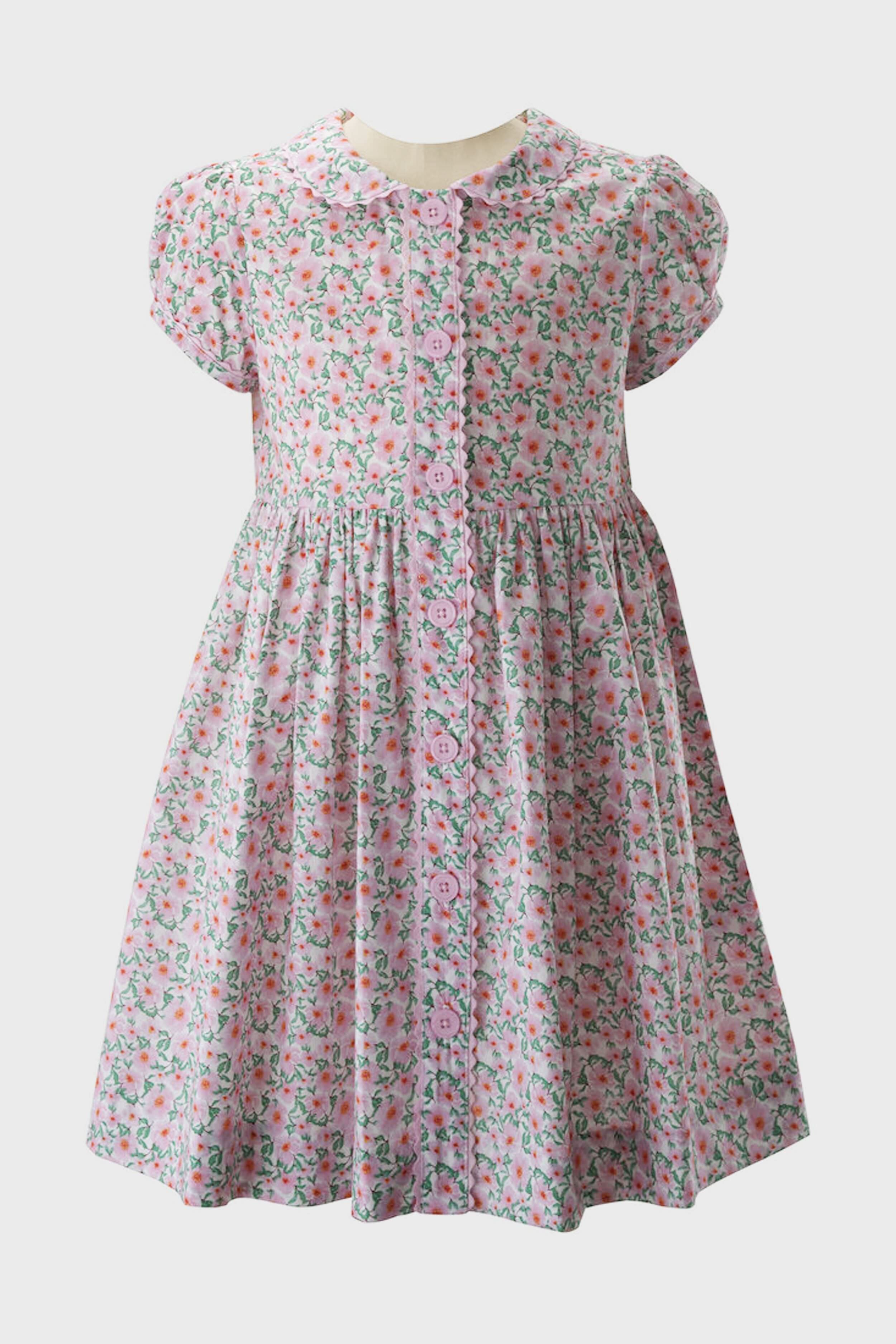 Wild Flower Button-Front Dress-Beilave