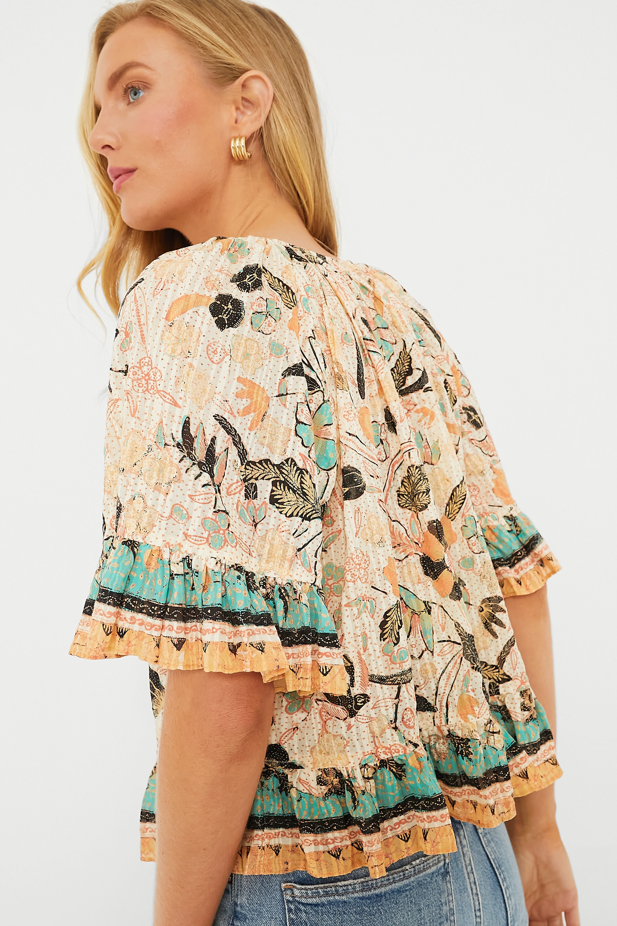 Pearl Flora Alessia Top-Beilave