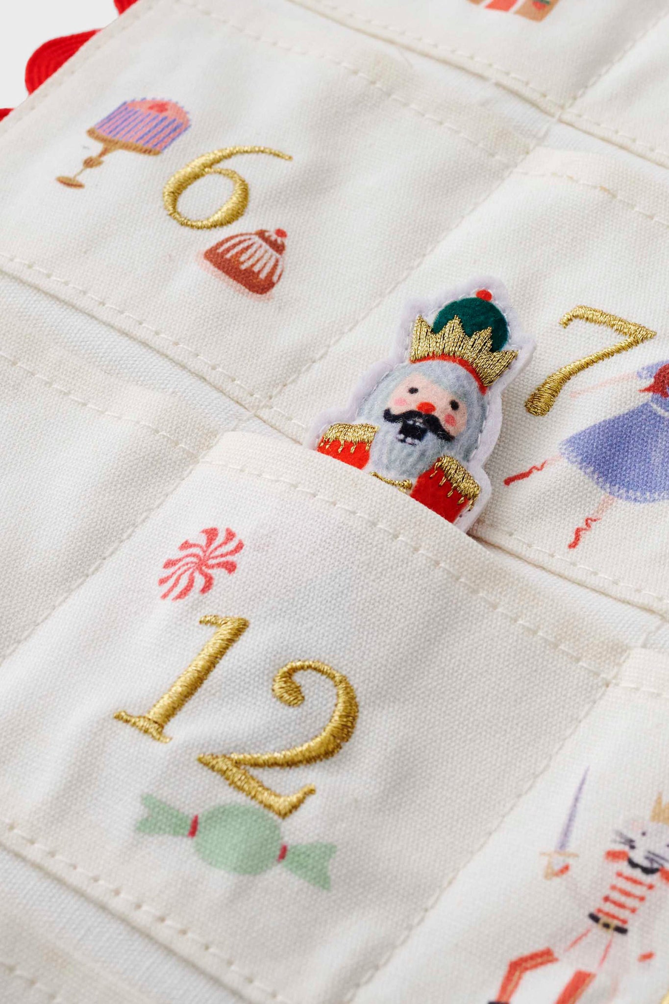 Embroidered Hanging Advent Calendar-Beilave