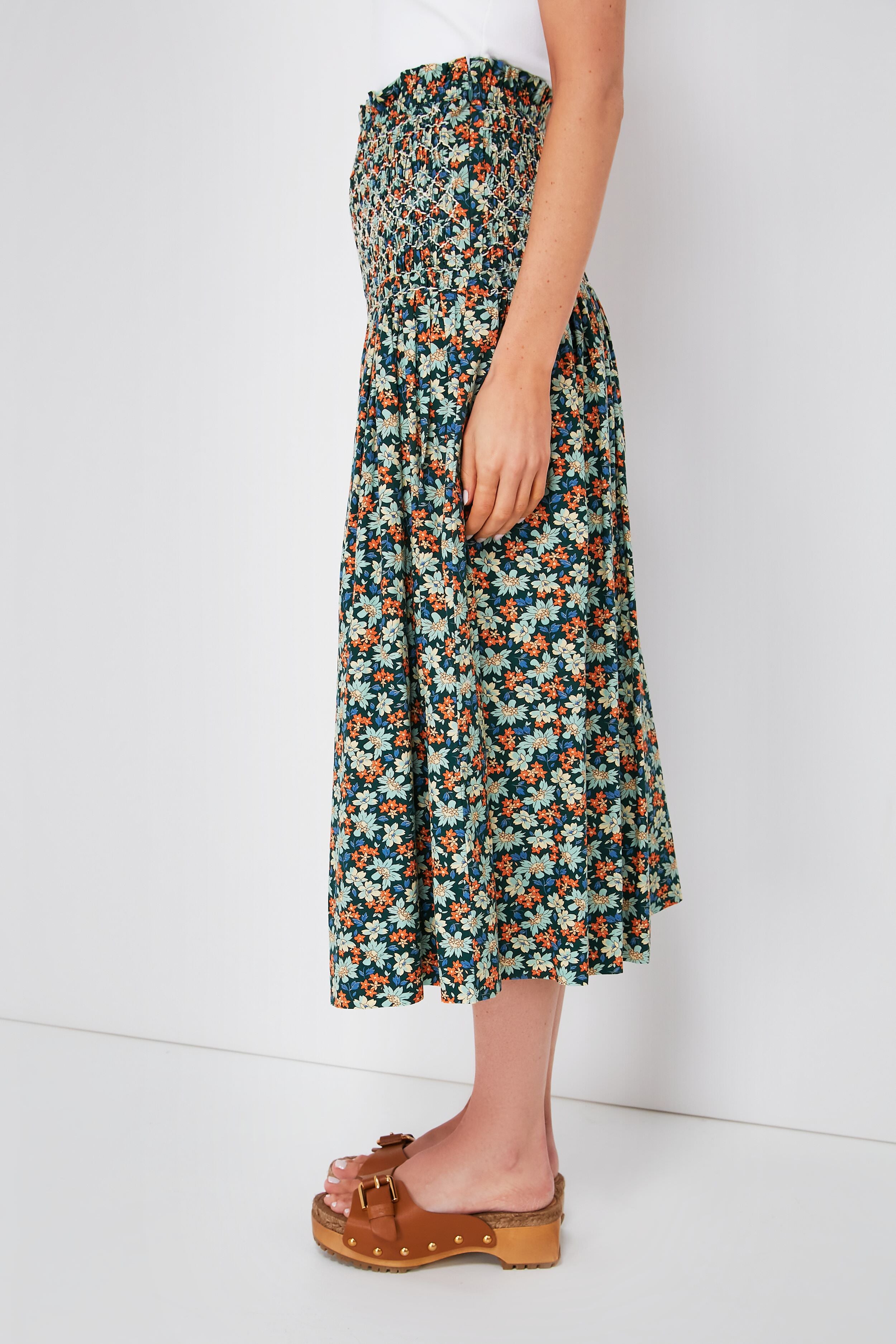 Forrest Floral Peggy Skirt-Beilave