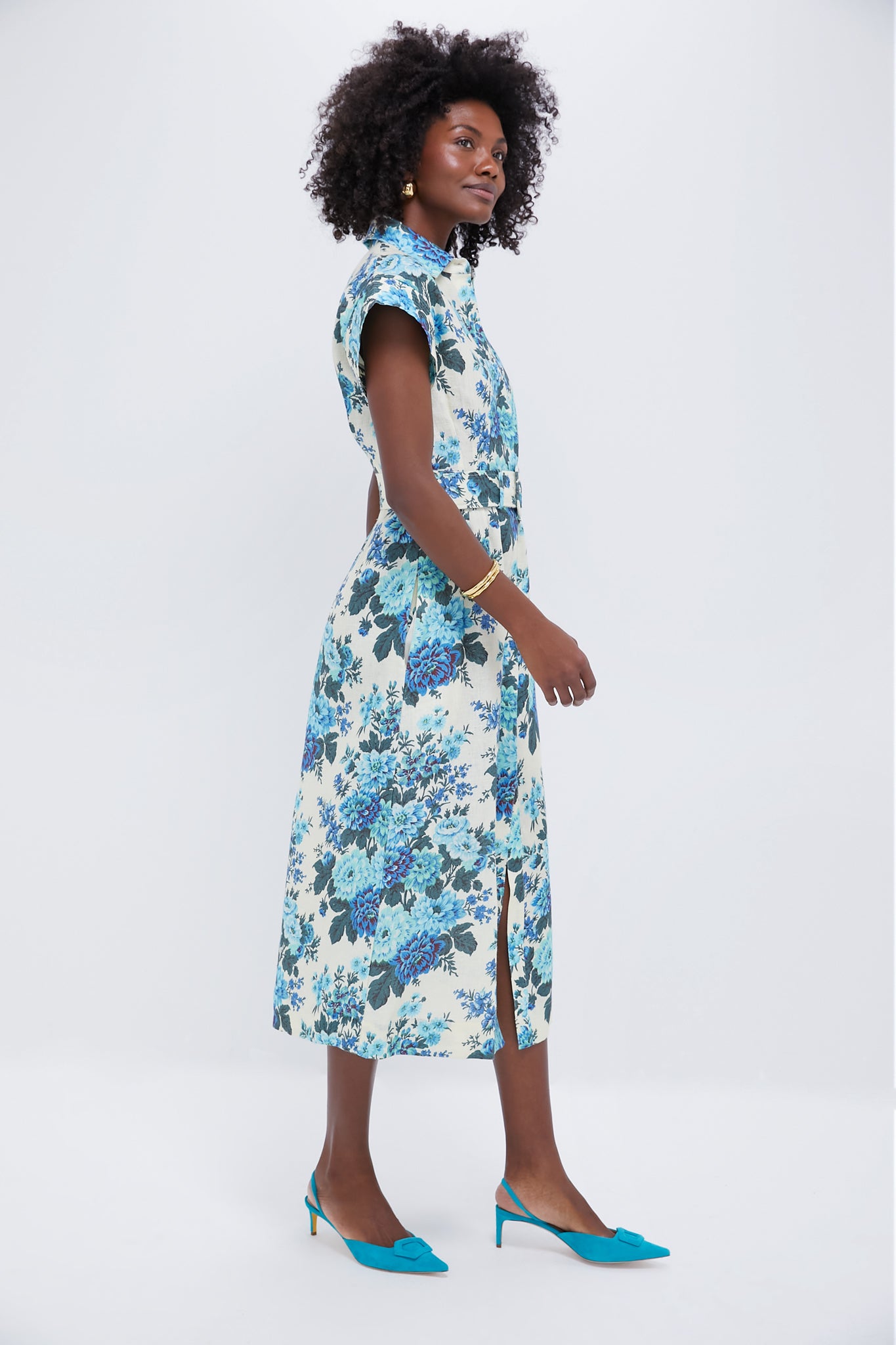 Wild Zinnia Linen Chloe Dress-Beilave