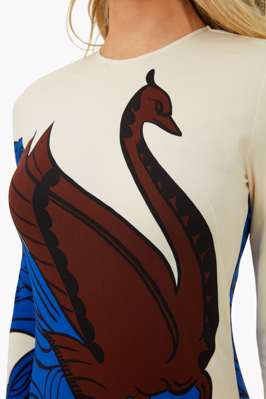 Cygnet Printed Sheath Dress-Beilave